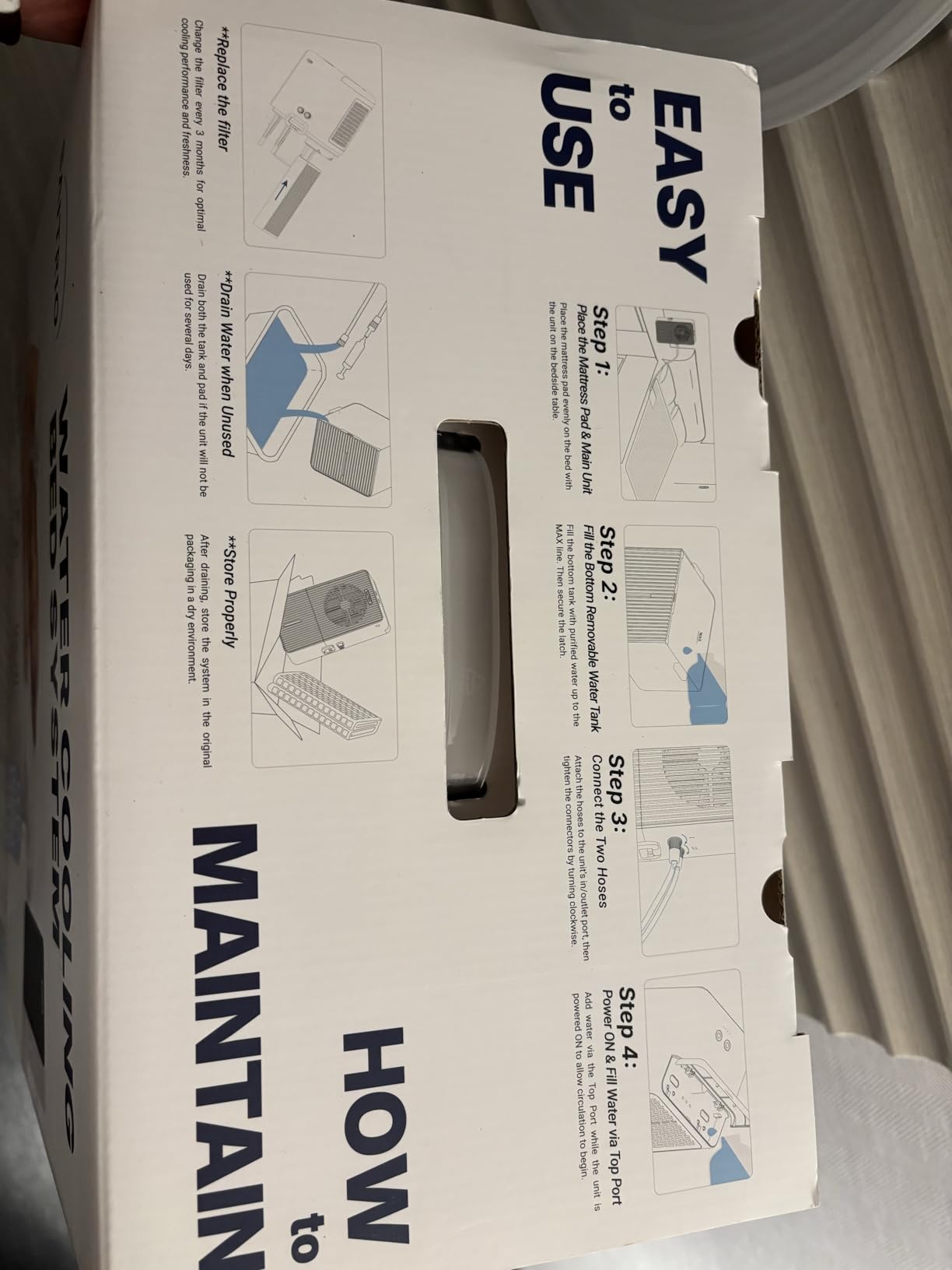 SAITRIO Bed Cooling System Air1 (Full) - Cooling Mattress Pad | For hot sleepers & night sweats: hydro-powered, ultra-thin, quiet and fits under any fitted sheet customer photo 1