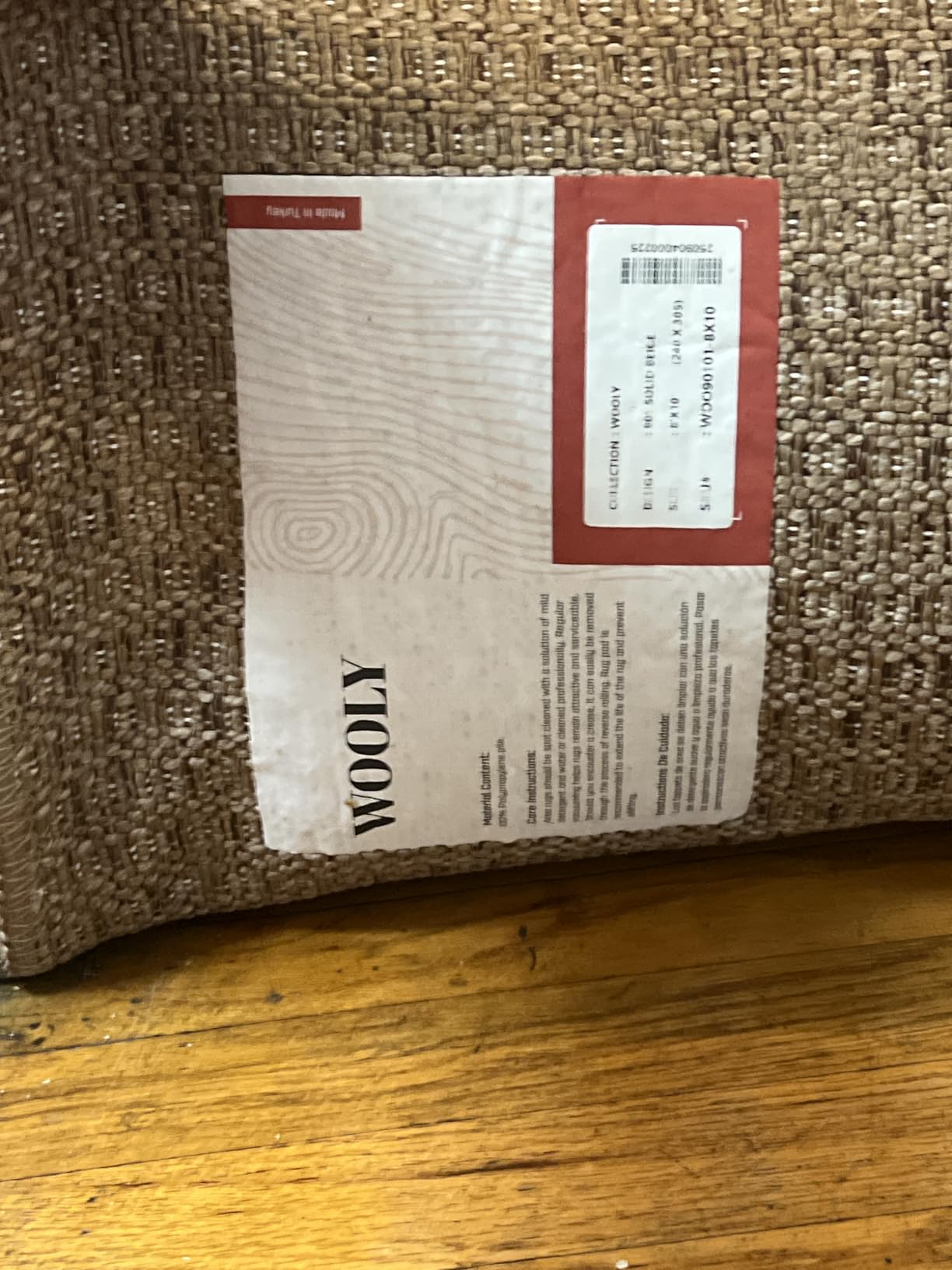 Washable Easy Jute Rug 5x7, Indoor Outdoor Rugs Natural Color Farmhouse Area Rugs for Living Room, Kitchen, High Traffic Area, Easy to Clean Solid Boho Woven Design Outside Carpet (5 X 7 Natural) customer photo 2