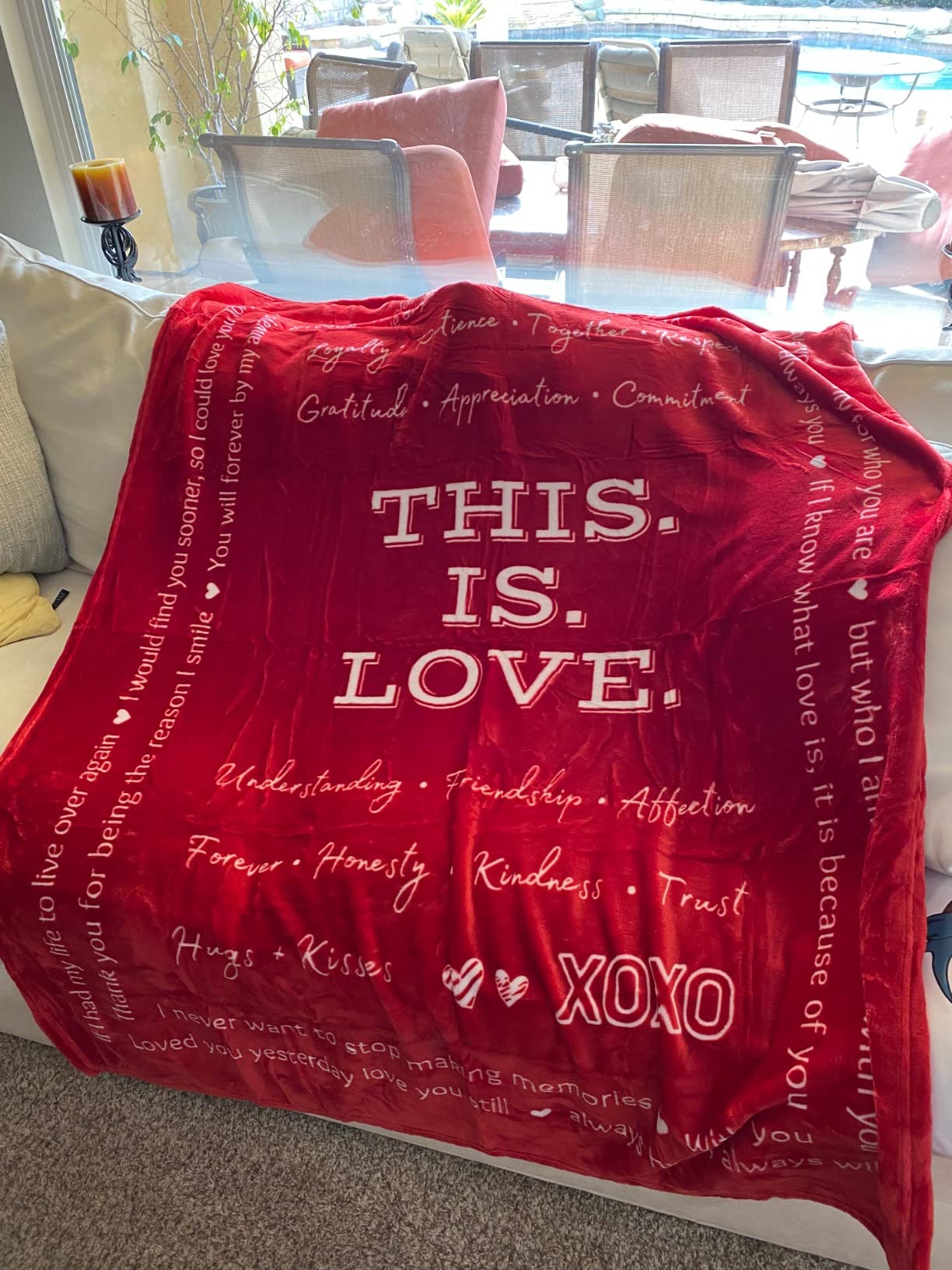 FILO ESTILO Heated Throw Blanket 50