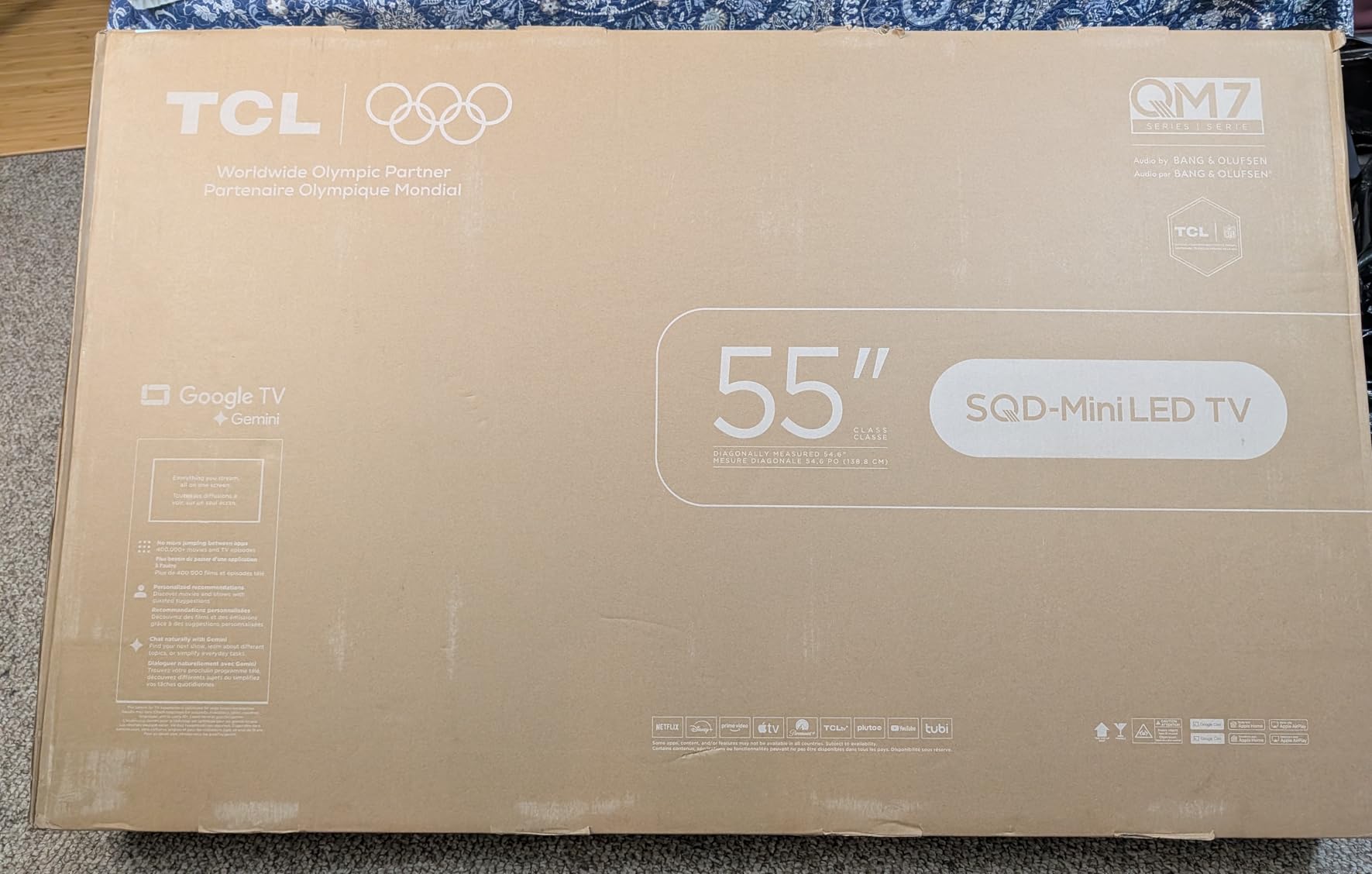 55 Inch Class QM7L Series | SQD-Mini-LED QLED Smart TV | 55QM7L, 2026 Model | 144Hz | Ultimate Color Ultra Brightness & Contrast | Google AI Bang & Olufsen | Voice Gaming Streaming Television customer photo 2