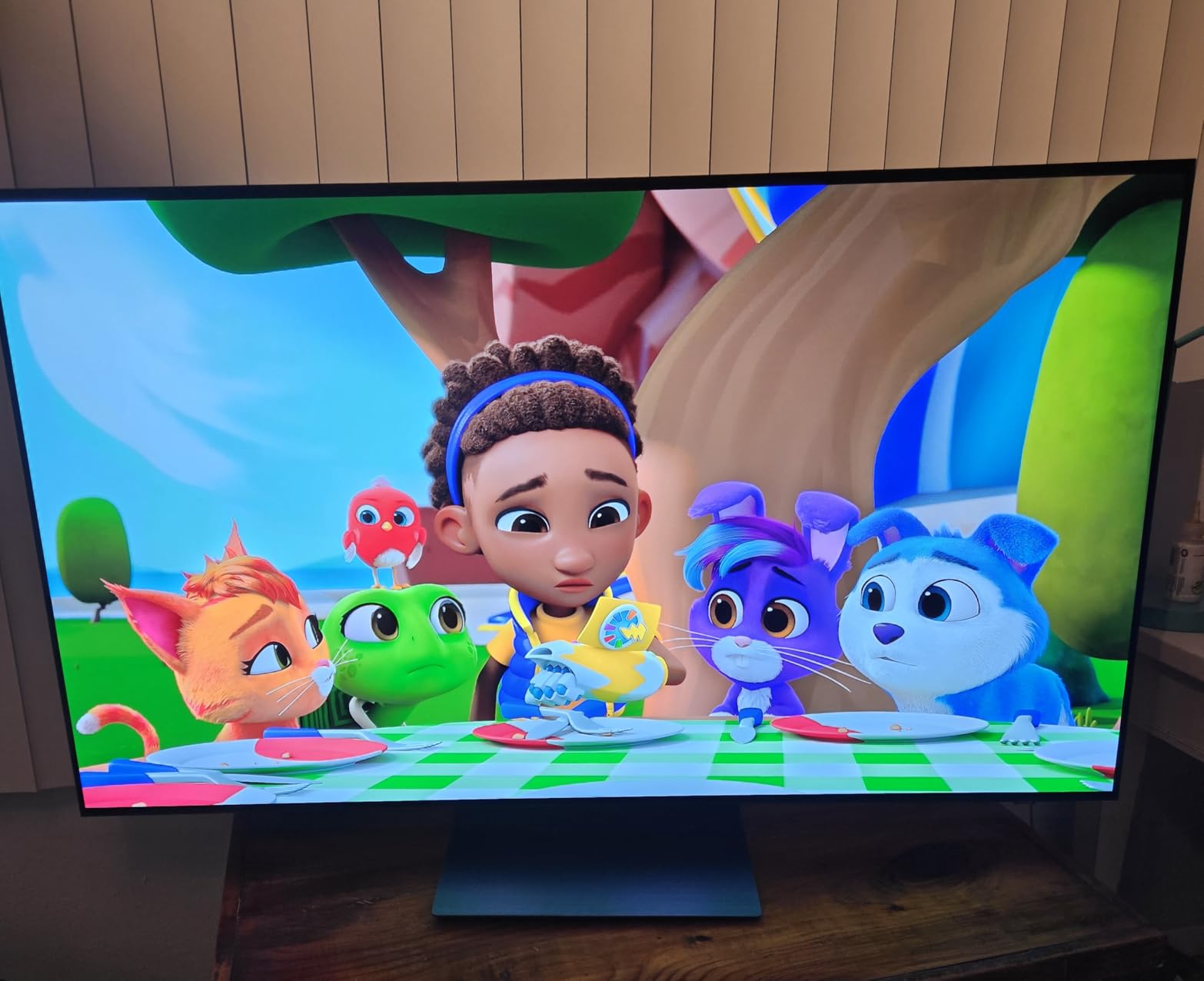 Samsung 65-Inch Class OLED S90H Series Samsung Vision AI Smart TV (2026 Model, 65S90H) OLED HDR+ with Glare Free, NQ4 AI Gen3 Processor, 4K AI Upscaling Pro, AI Motion Enhancer Pro, Alexa Built-in customer photo 2