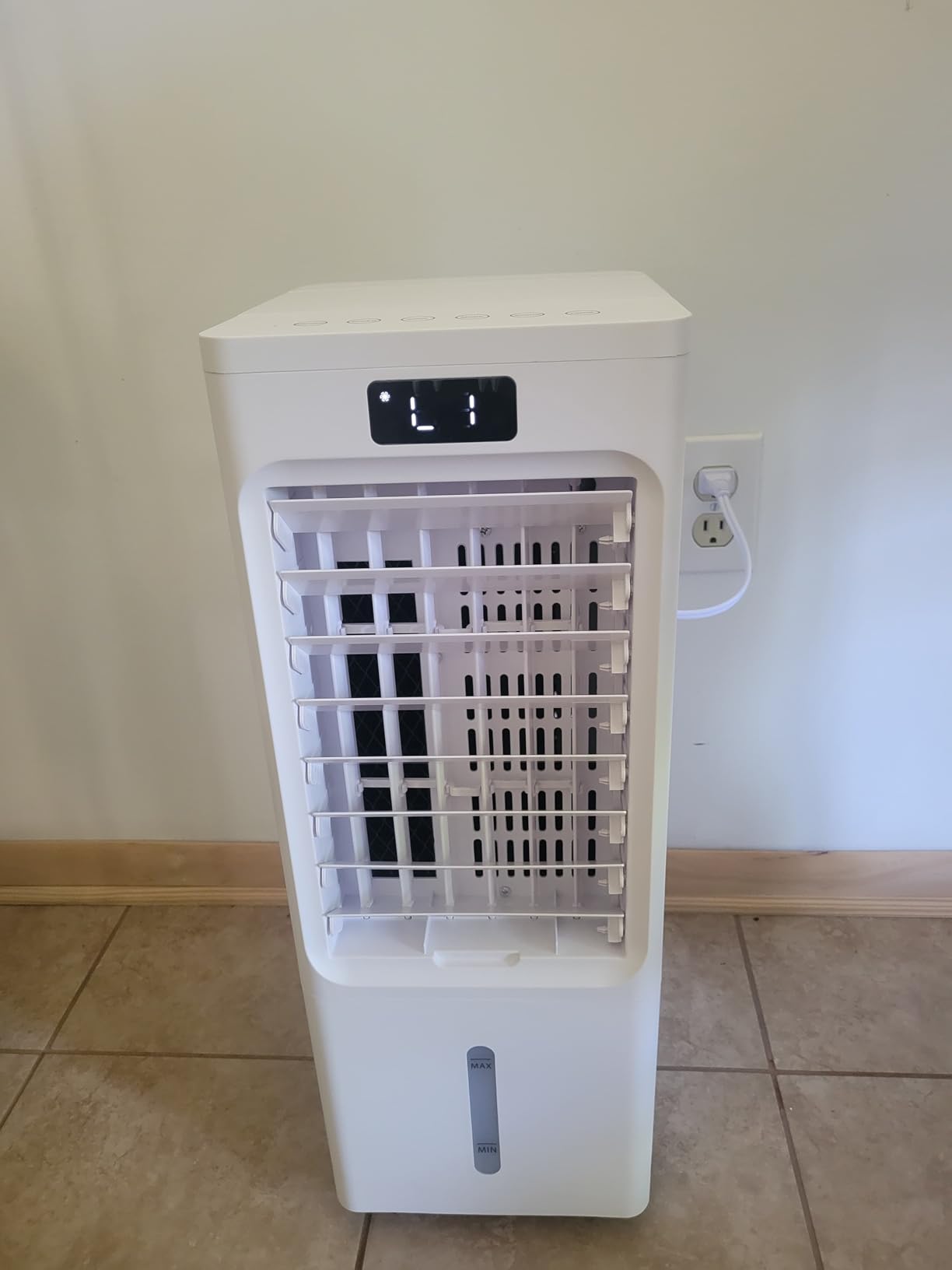 Windowless Portable Air Conditioners, 6L Swamp Cooler, 3-IN-1 Evaporative Air Cooler with 4 Ice Packs, 4 Modes & 3 Speeds, Auto Oscillating, 12H Timer, Remote, Quiet Cooling Fan for Home customer photo 1