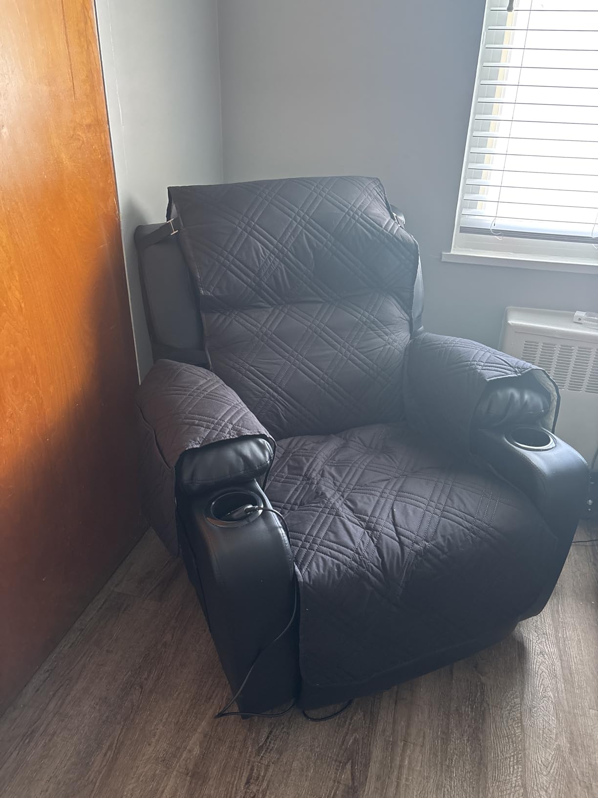 FLEXISPOT XL31-XL Oversized Power Lift Recliner for Elderly, 400 Lbs Heavy Duty Lay Flat Lift Chair with Extra Wide 27