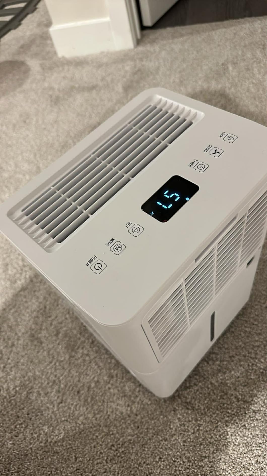 HUMILABS 1600 sq. ft. Dehumidifier for Basement, 21 Pint Dehumidifier for Home with Drain Hose, Auto Modes, 24H Timer, Child Lock, 37dB. Ideal for Bathrooms, Basements, and Large Rooms. customer photo 2