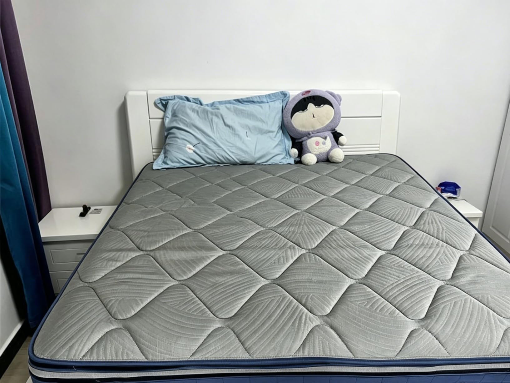 Sweetnight CoolNest 14 Inch Queen Mattress, Hybrid Queen Size Mattresses with DuoSense Pillow Top & Memory Foam for Feels up to 8 Deg Cooler, Medium Firm Mattress Pressure Relief CertiPUR-US Certified customer photo 1