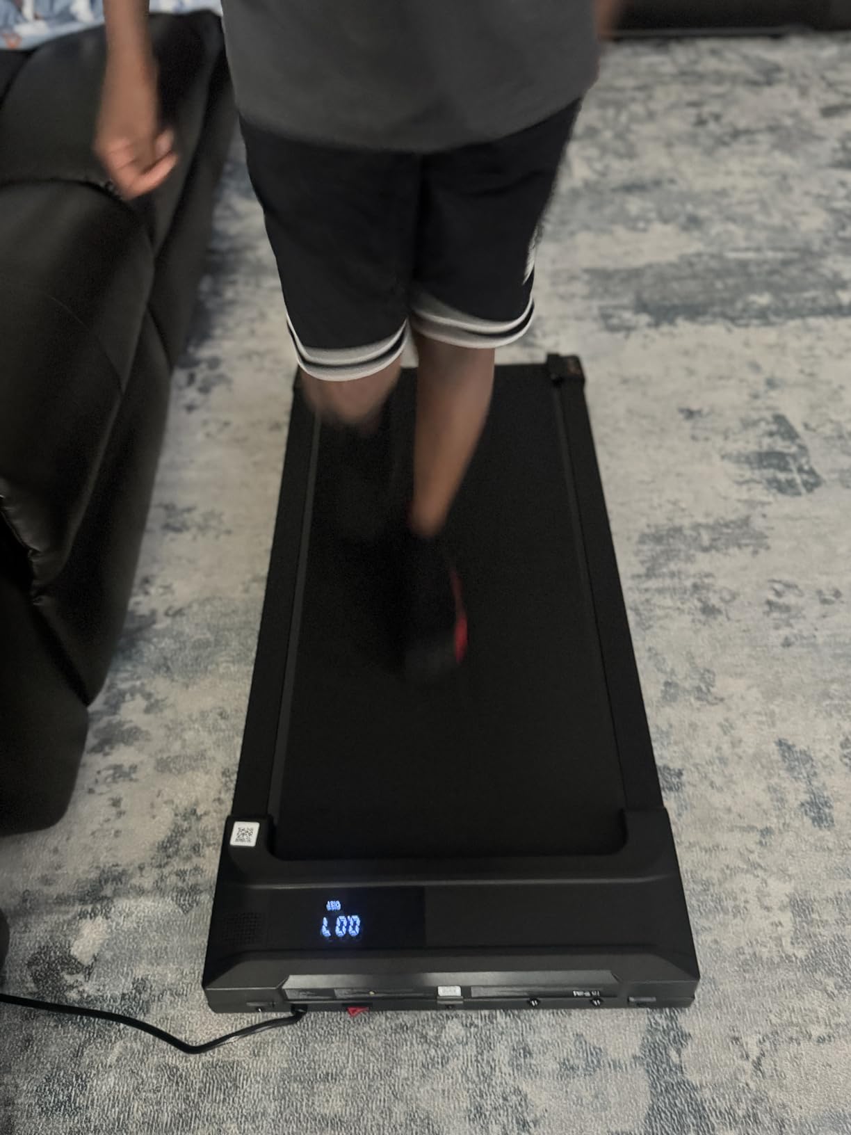 Walking Pad Treadmill for Home - Under Desk Treadmills Mini Portable Walking Running Machine Slim Compact Motorized Electric Treadmill with Adjustable Speed Remote customer photo 2