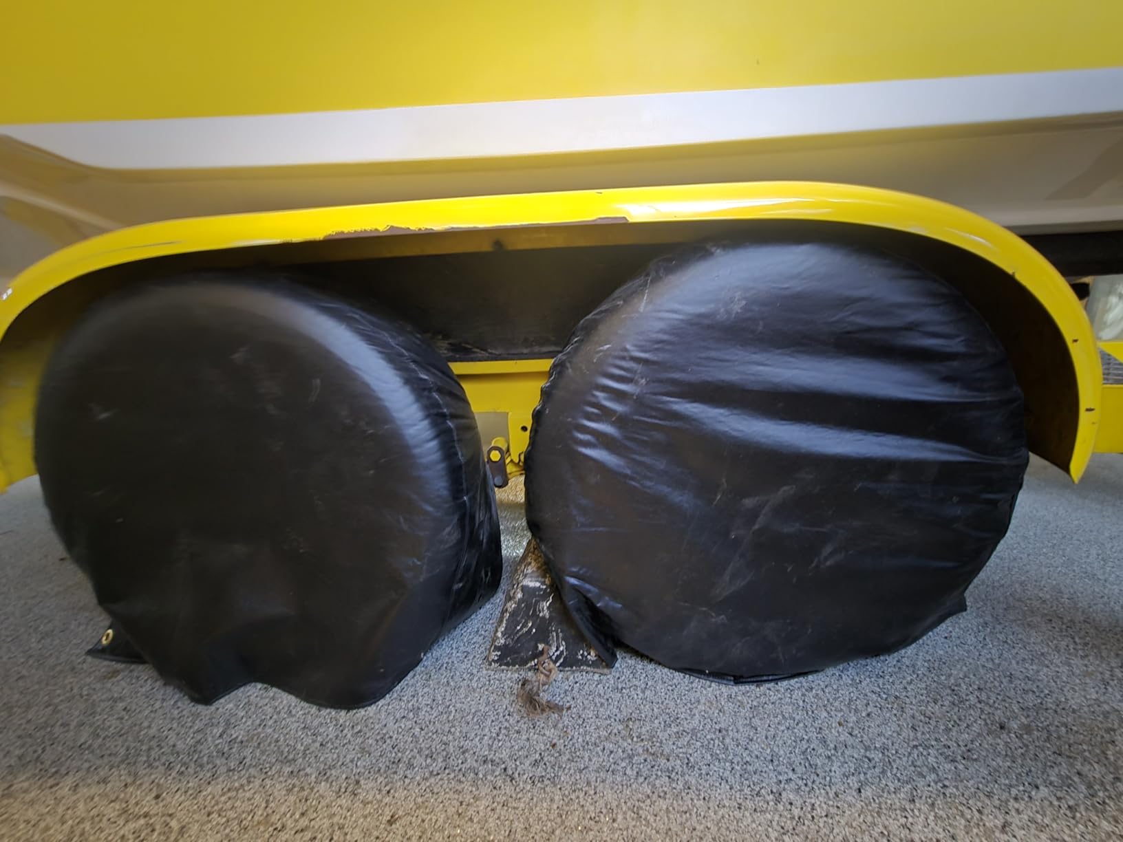 VINPATIO RV Cover 20-22ft: 7 Layers Heavy Duty RV & Trailer Cover, Travel Trailer Cover, Camper Cover, Toy Hauler Cover with Extra Windproof Straps, Tongue Jack Cover, Gutter Covers customer photo 1