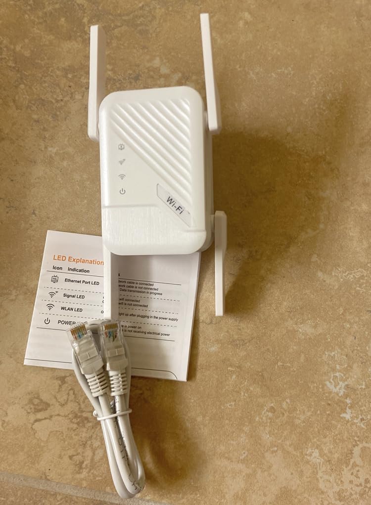 2026 Best WiFi Extender Signal Booster, Internet Extender Covers Up to 13389 Sq.ft for Home, Long Range WiFi Repeater with Ethernet Port, Wireless Router Amplifier Easy Setup, Wide Compatibility customer photo 1