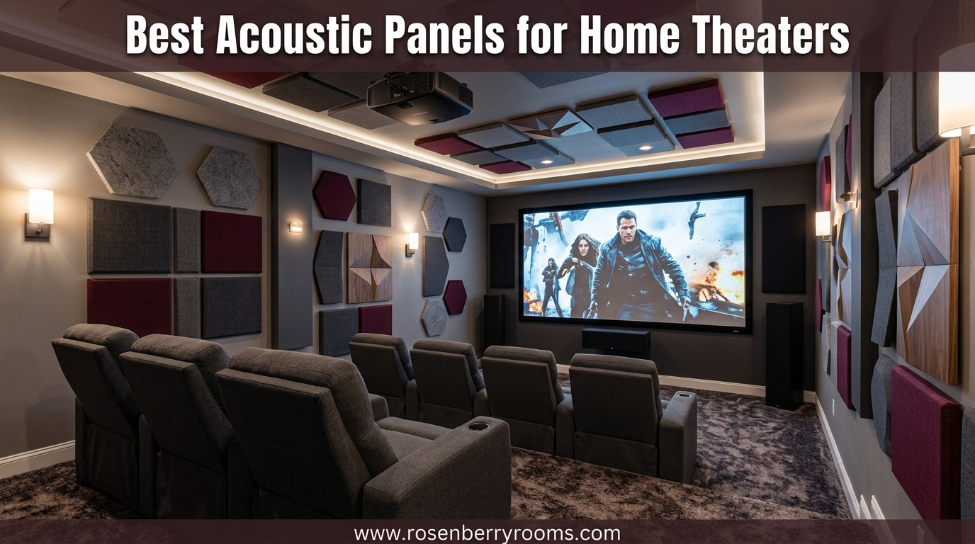 Best Acoustic Panels for Home Theaters