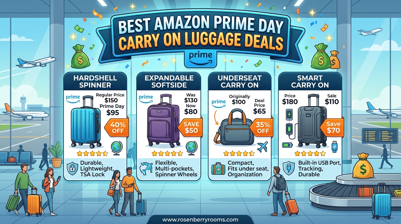 Best Amazon Prime Day Carry On Luggage Deals