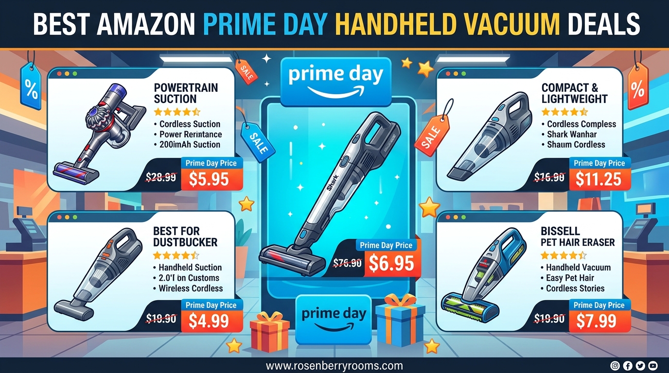 Best Amazon Prime Day Handheld Vacuum Deals