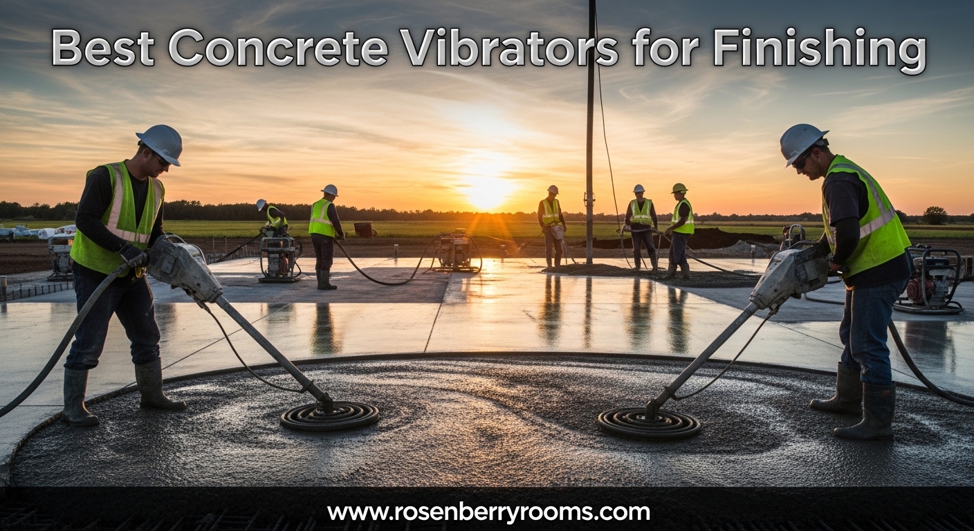 Best Concrete Vibrators for Finishing