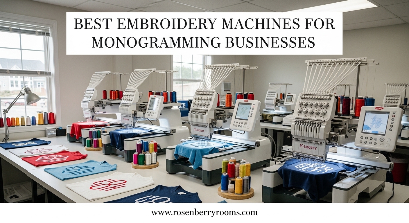 Best Embroidery Machines for Monogramming Businesses
