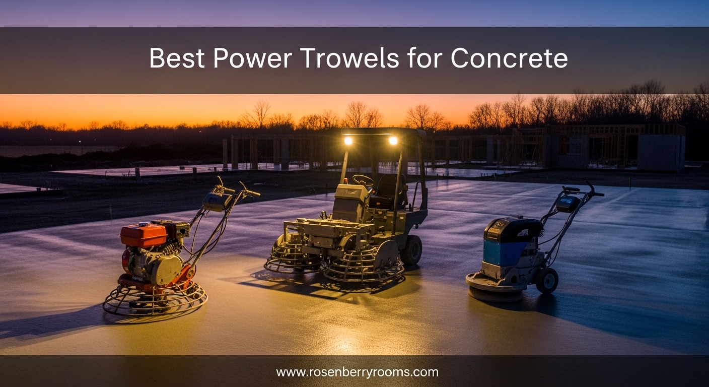 Best Power Trowels for Concrete