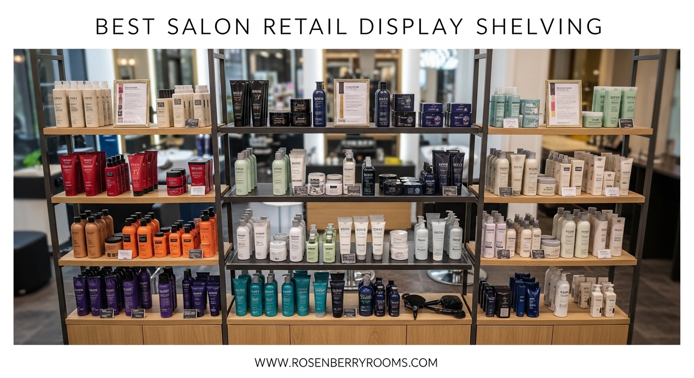 Best Salon Retail Display Shelving