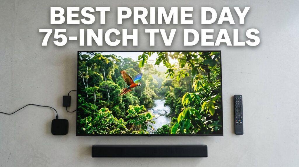 Current image: Best Amazon Prime Day 75 Inch TV Deals 2026