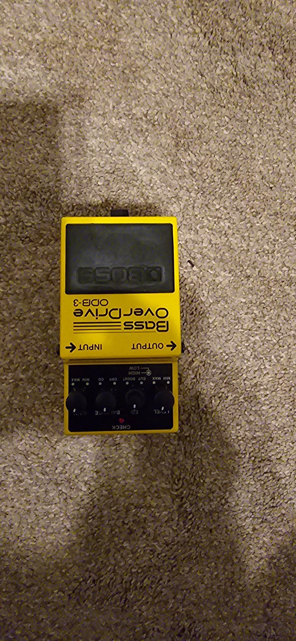 BOSS ODB-3 Bass Overdrive Guitar Pedal customer photo 1