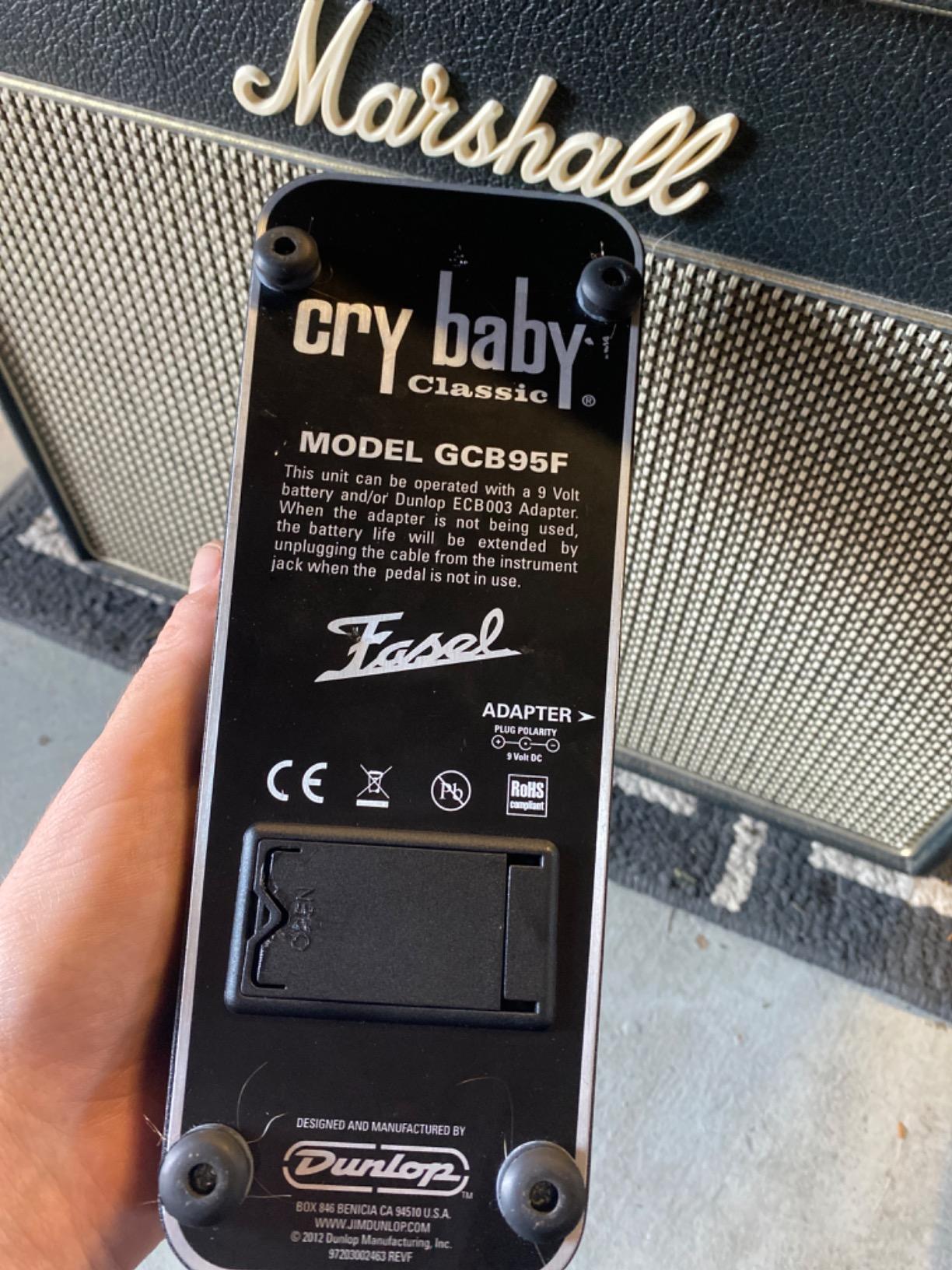 Cry Baby Classic Wah with Fasel Inductor customer photo 2