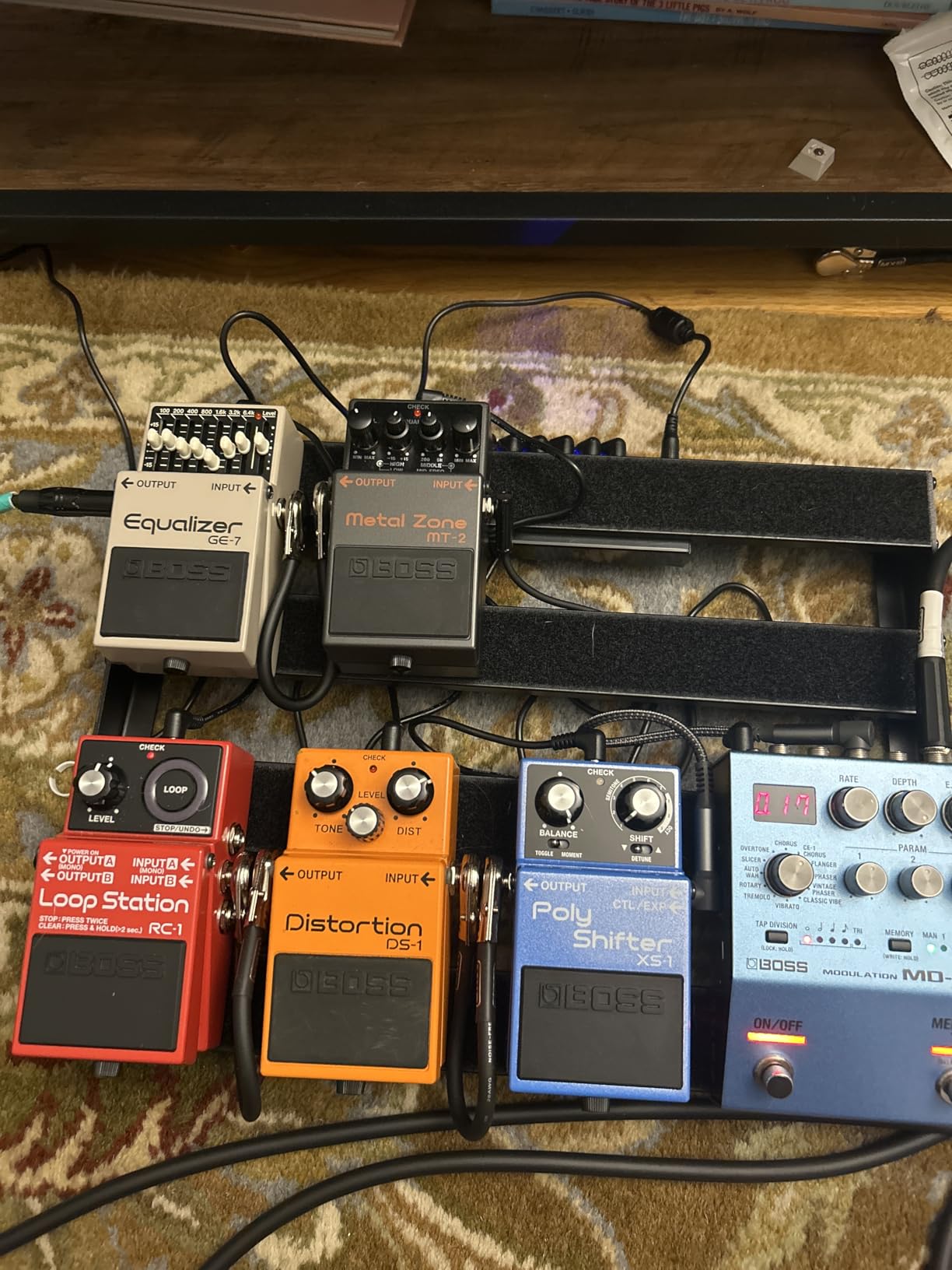 BOSS GE-7 Equalizer Compact Graphic Equalizer Pedal customer photo 2