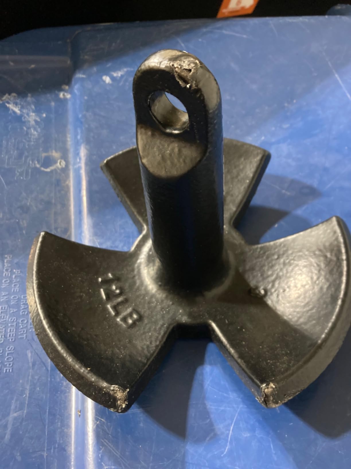 SeaSense Fluke Anchor, Galvanized Steel with Slip Ring Shank customer photo 1