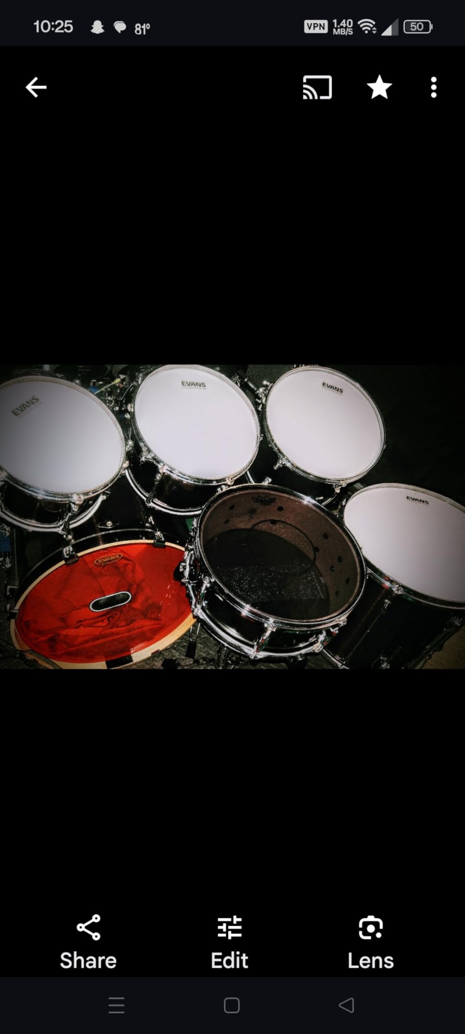 Drum Heads - G2 Coated Rock Tompack (10 inch, 12 inch, 16 inch) customer photo 2