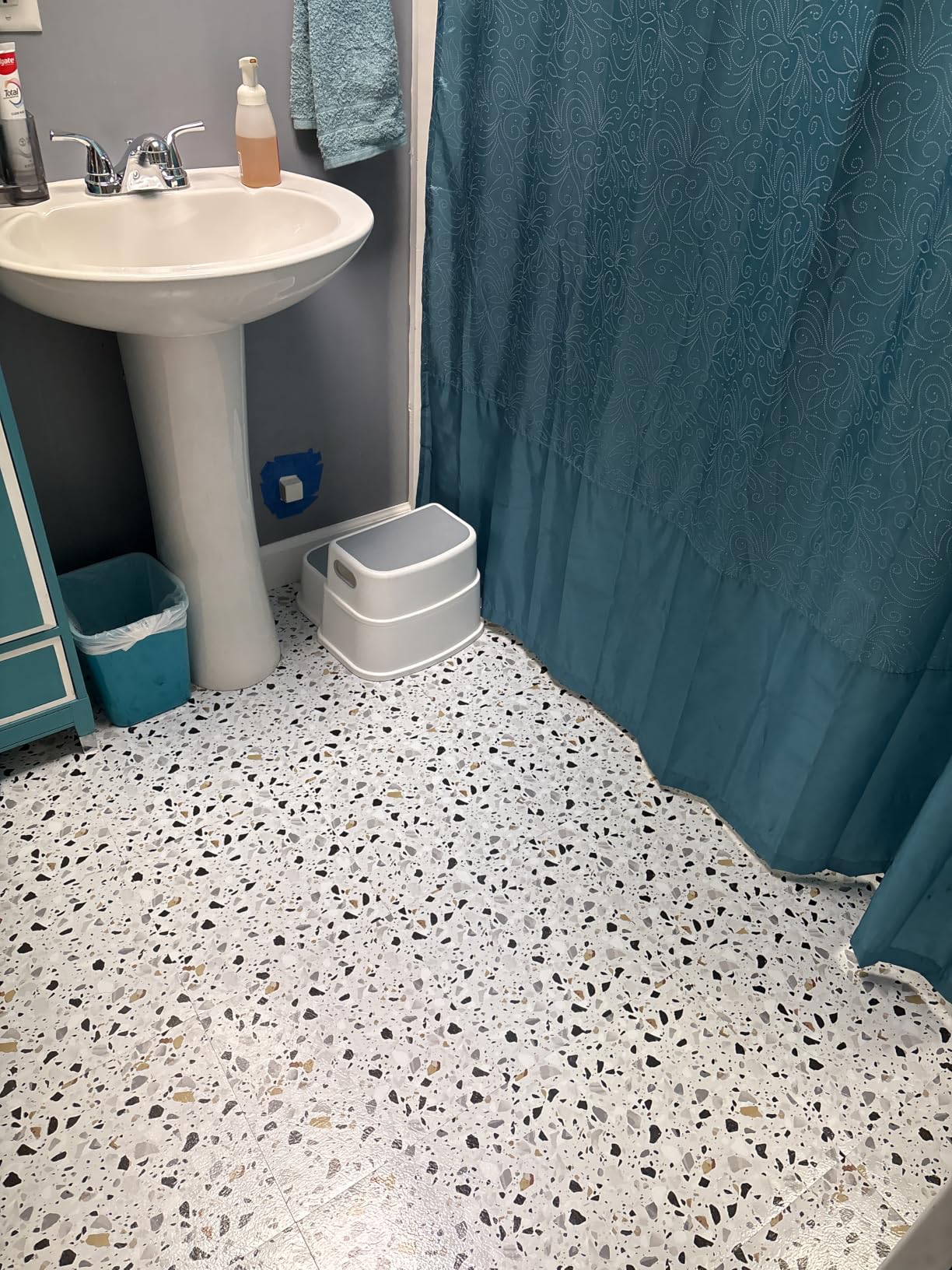 Nexus Self Adhesive 12-Inch Vinyl Floor Tiles, 20 Tiles - 12