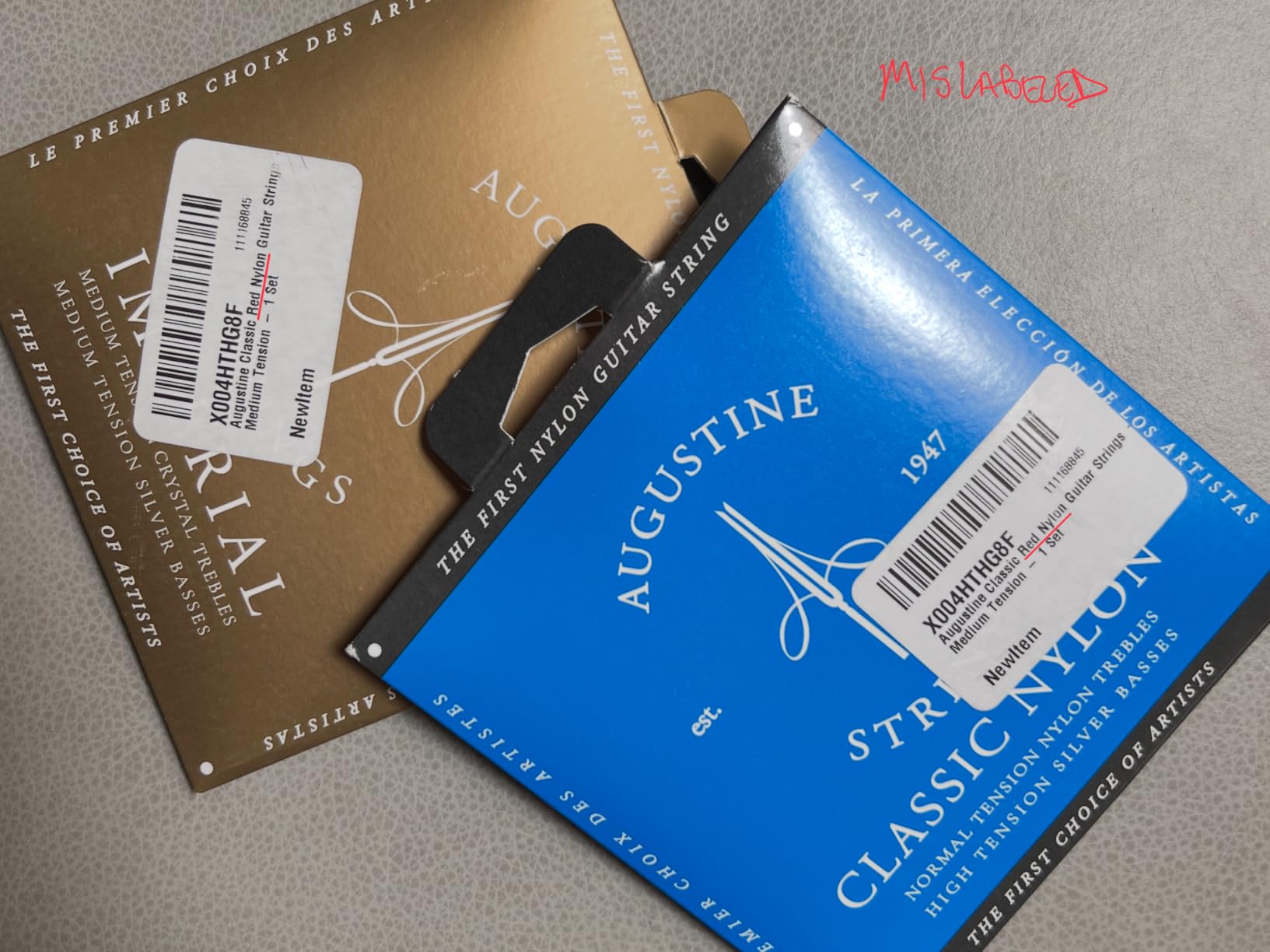 Augustine Classic Red - Medium Tension Classical Guitar Strings customer photo 1
