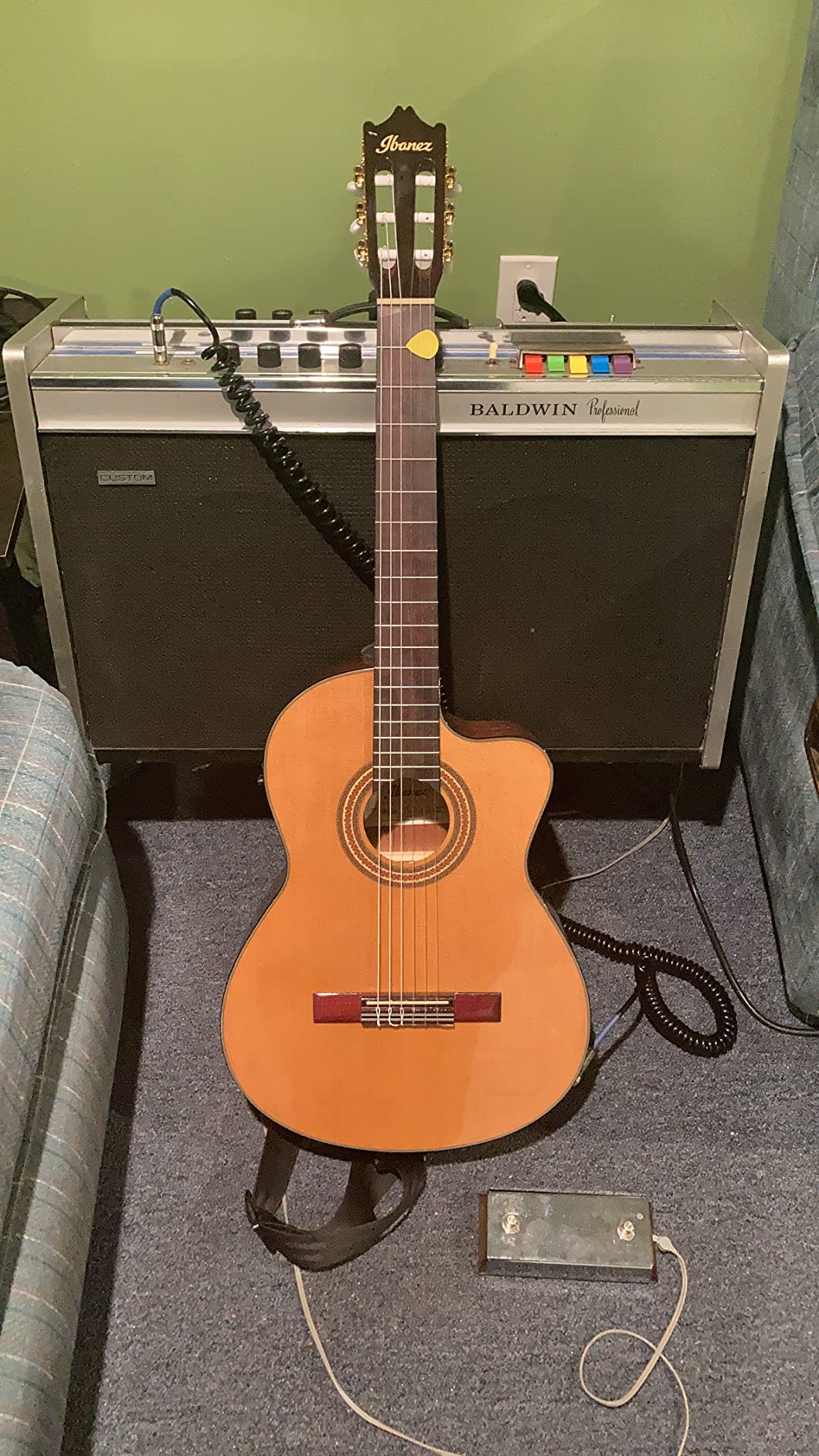 Ibanez 6 String Classical Guitar, Right, Natural (GA6CE) customer photo 1