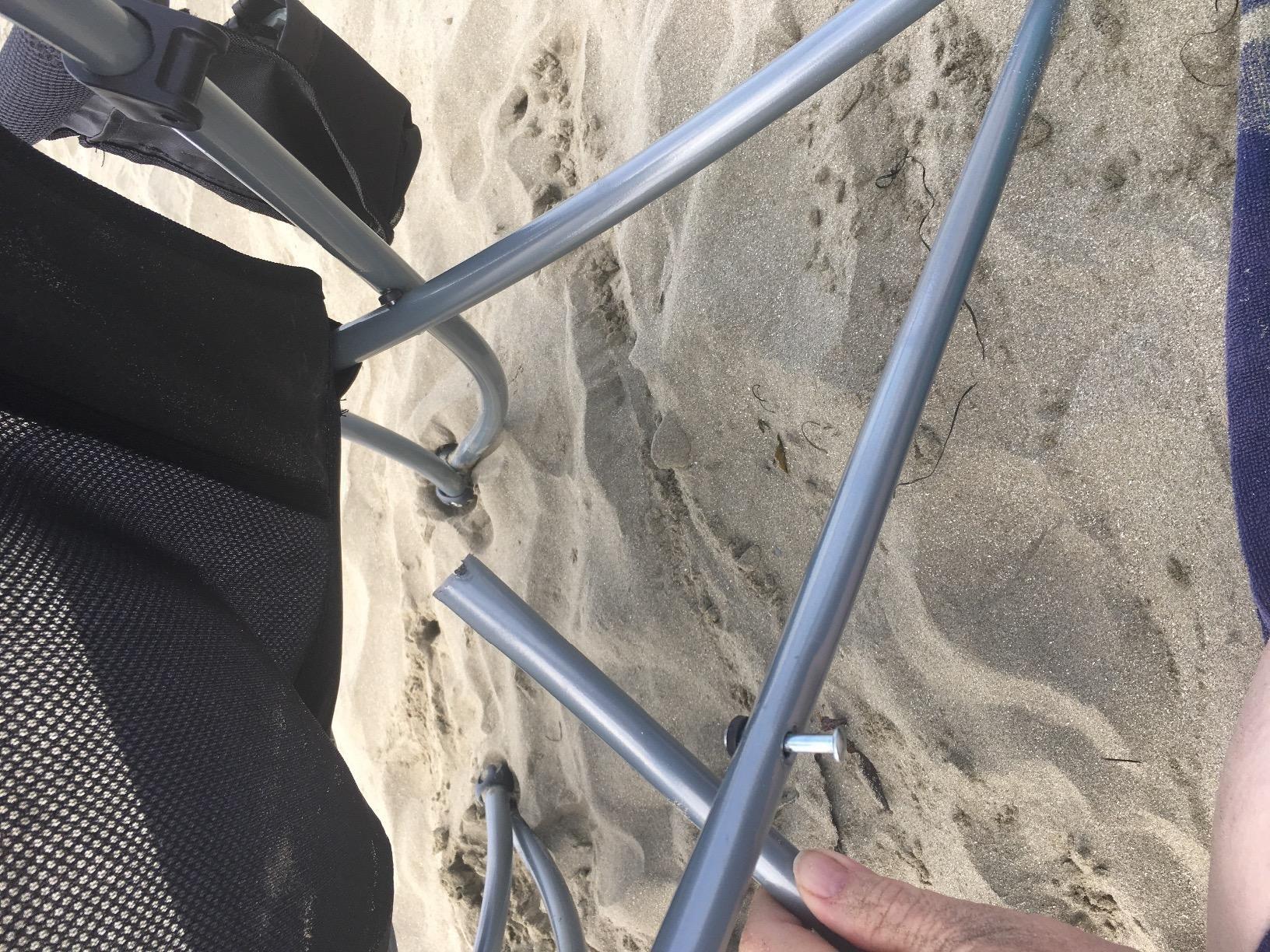 Picnic TIME PT-XL Heavy Duty Camping Chair, XL Beach Chair, 400 lb Capacity Camp Chair customer photo 2