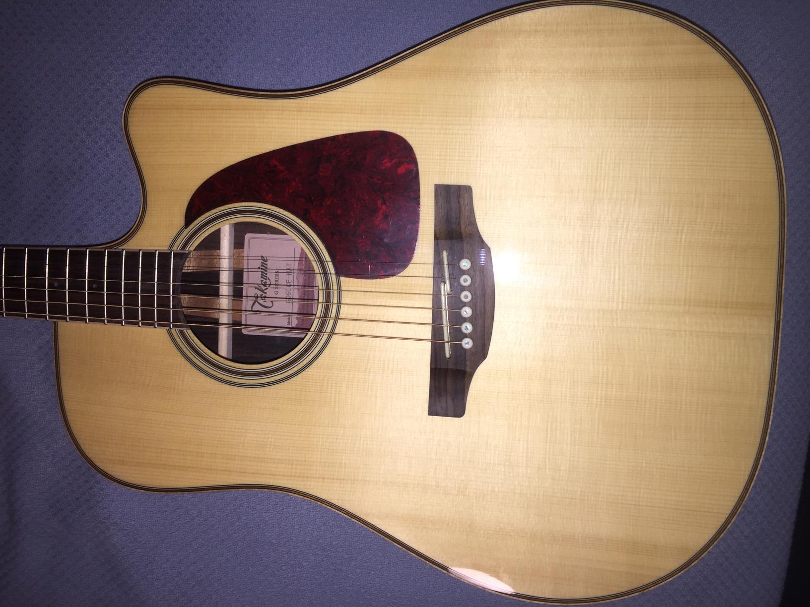 Takamine GD93CE-NAT Dreadnought Cutaway Acoustic-Electric Guitar, Natural customer photo 2