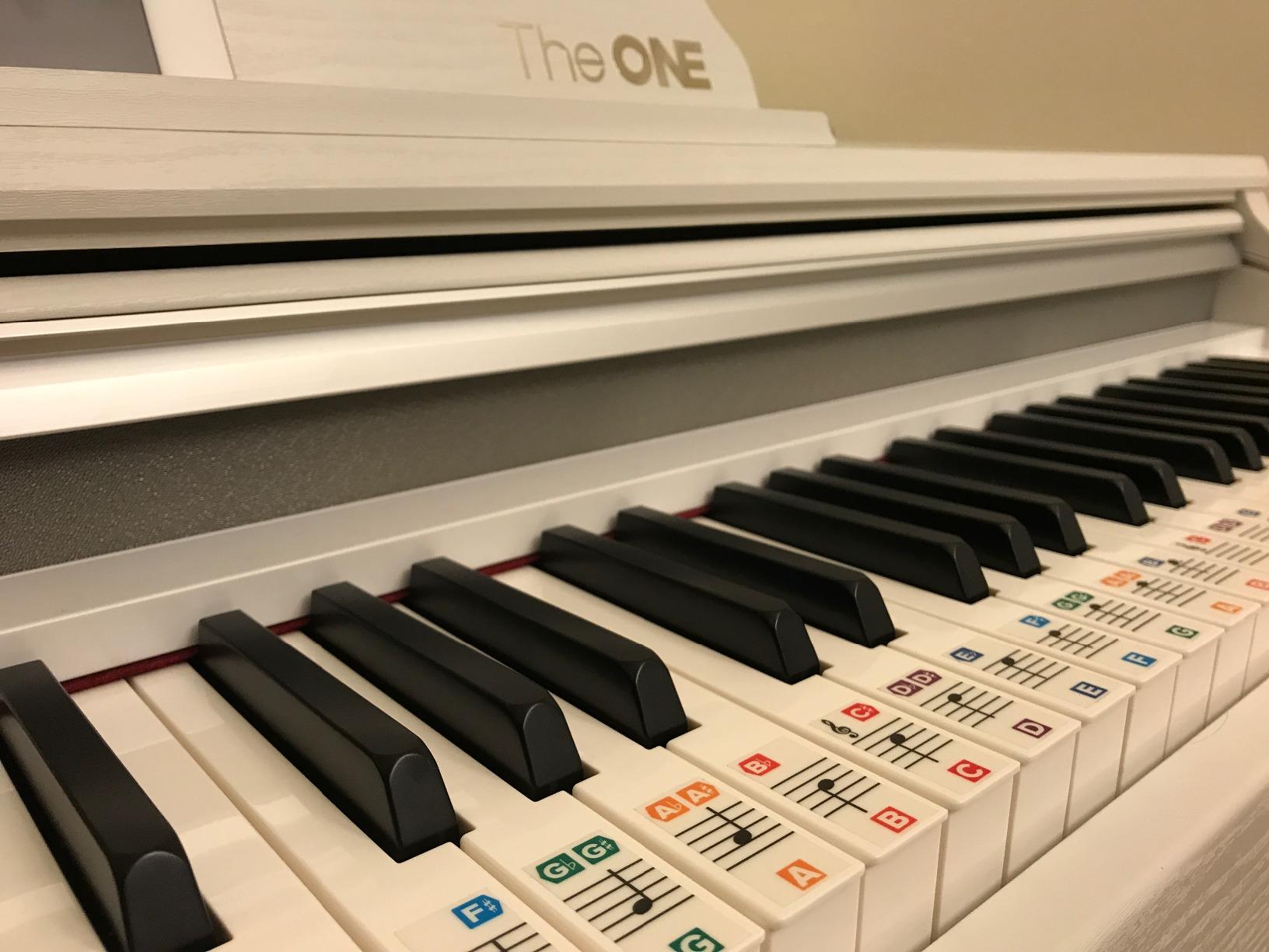 The ONE Digital Piano with Lighted-up 88 Hammer Action Keys, Smart Teaching Piano Keyboard for Beginner/Adult, Grand Piano Sound, Full Size Weighted Keyboard with 3 Pedals/Free APP/Bluetooth/MIDI customer photo 1