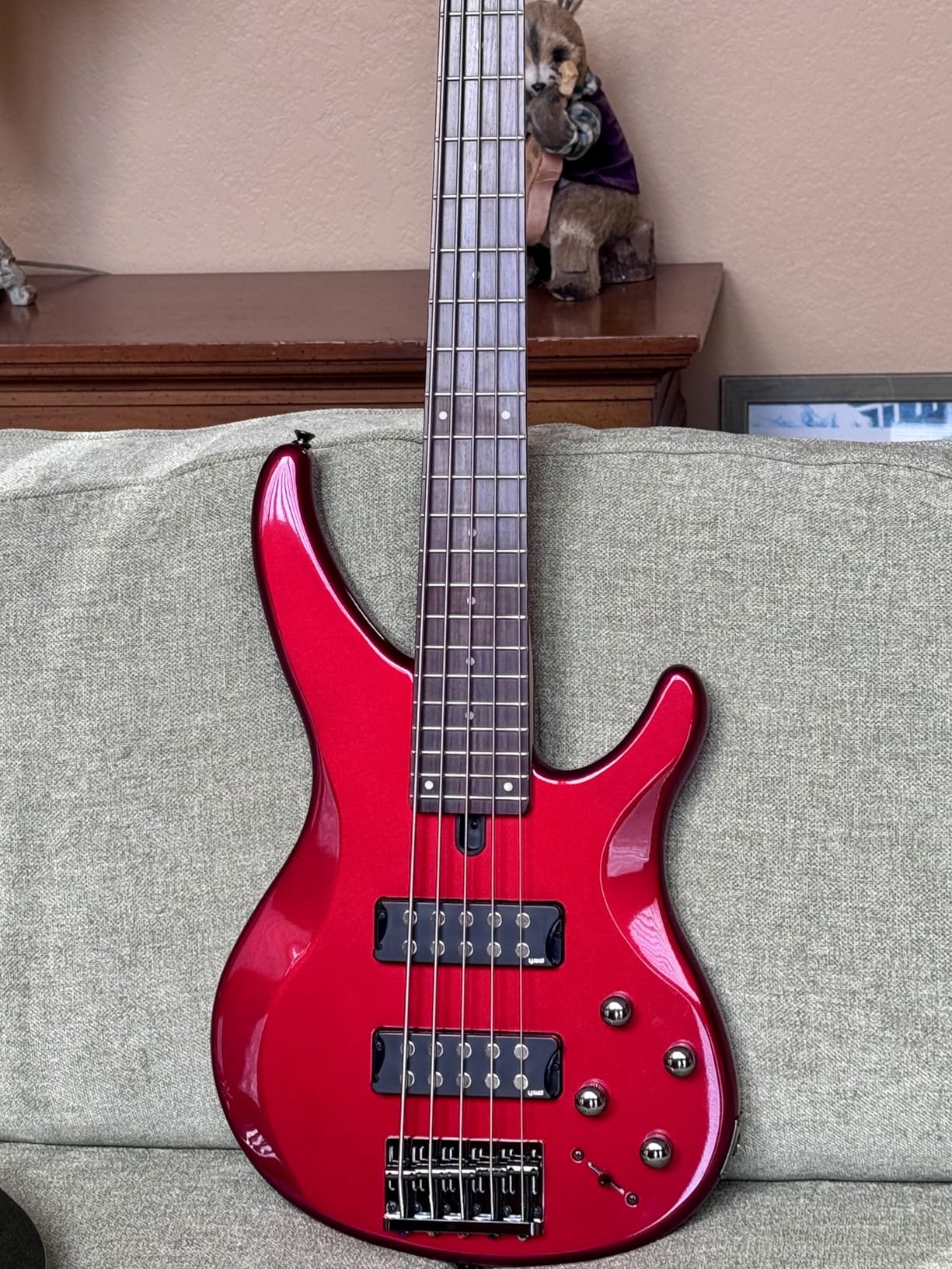 Yamaha TRBX174 Old Violin Sunburst Agathis Body, 4-String Electric Bass Guitar customer photo 1