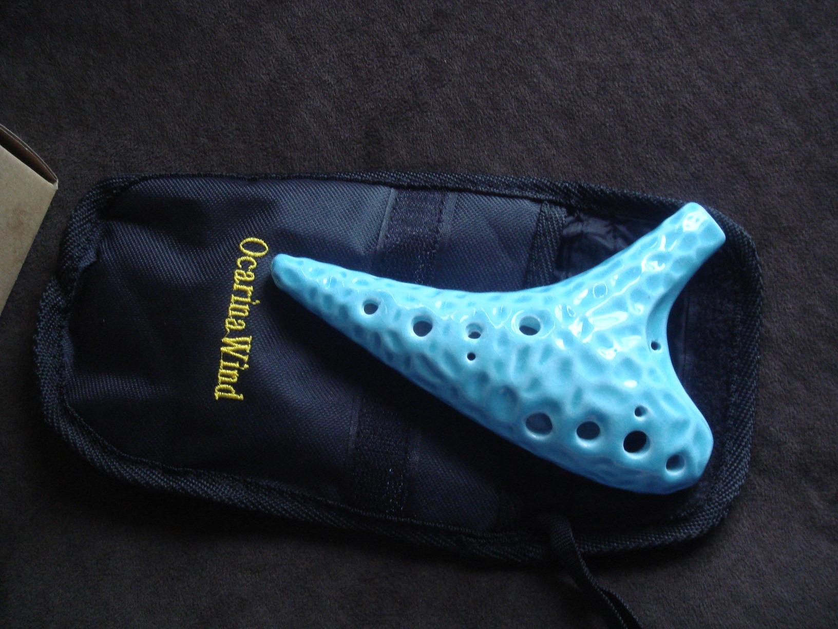 OcarinaWind Ocean Wave Professional 12 Hole Ceramic Ocarina, Tenor C Ocarina, Ice Crack Craft customer photo 1
