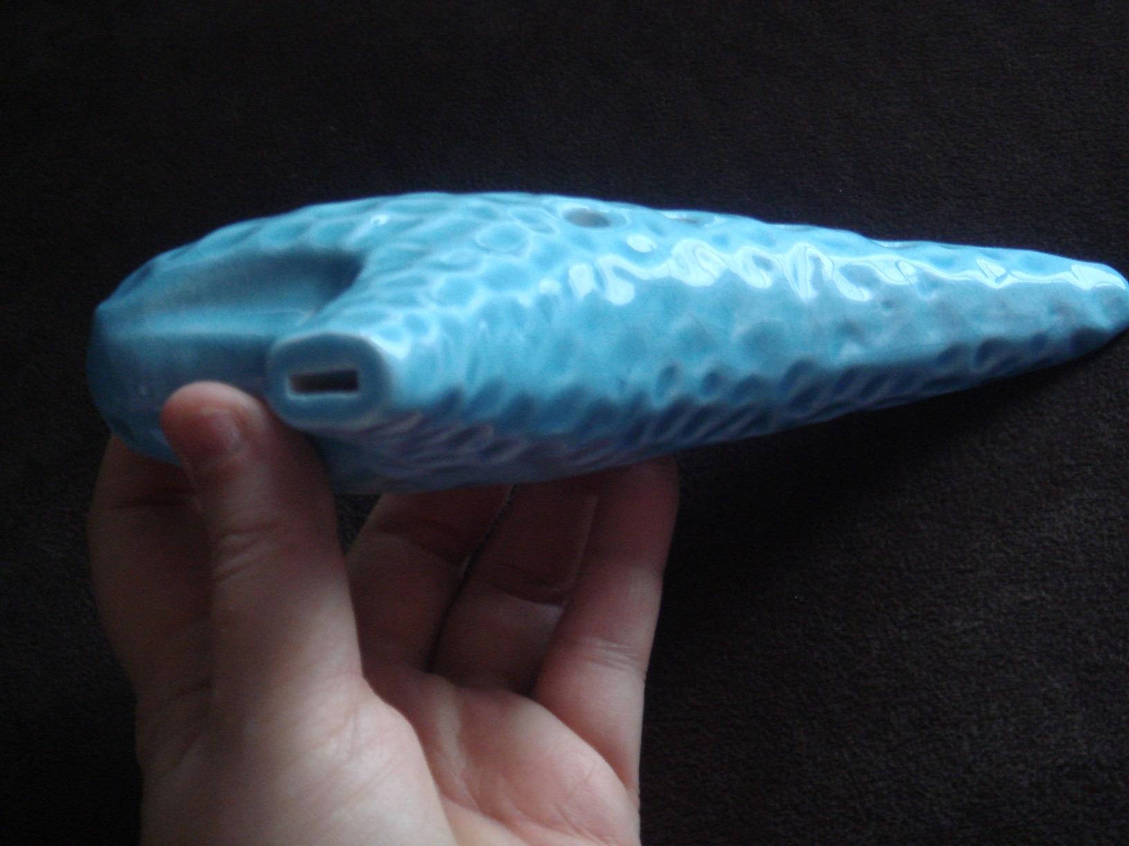 OcarinaWind Ocean Wave Professional 12 Hole Ceramic Ocarina, Tenor C Ocarina, Ice Crack Craft customer photo 2