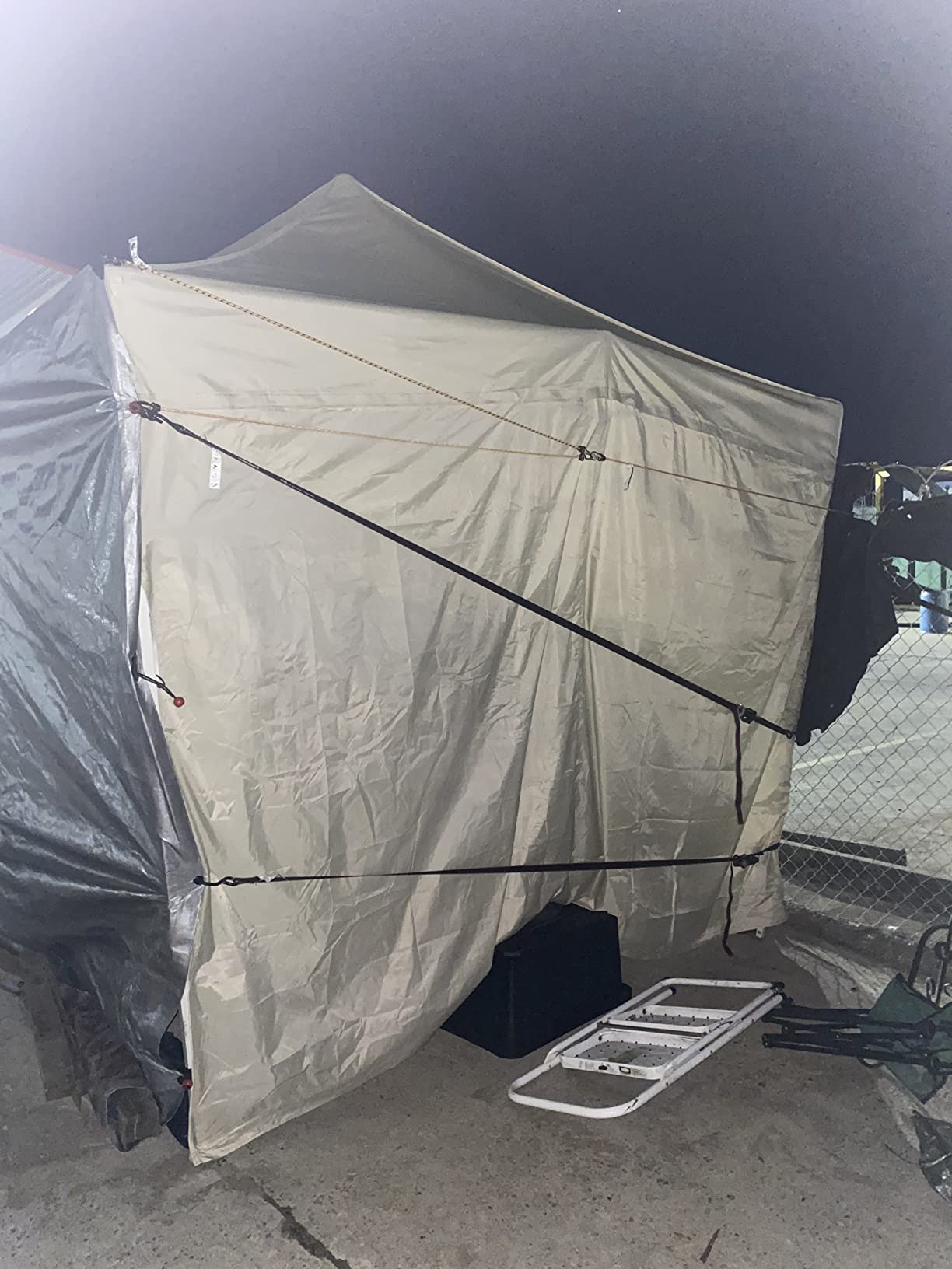 Eurmax USA 10x10 Pop Up Canopy Tent, Commercial Tent with Patented No-Tip Rolling Bag, 4 Zippered Removable Walls, UV & Water Resistant Canopy Top, Heavy Duty Outdoor Gazebo, Instant Shelter (White) customer photo 2