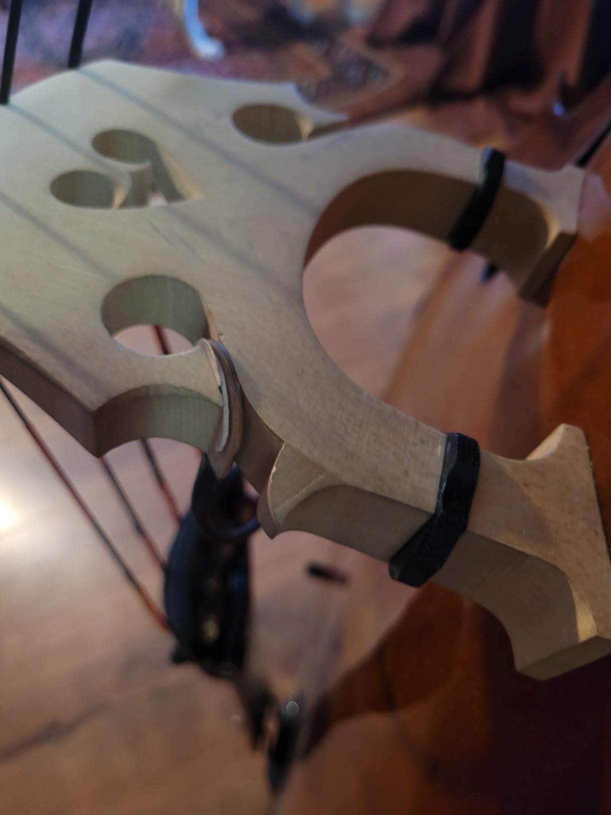 KNA DB-1 Portable Bridge-Mounted Piezo Pickup for Double Bass, Upright Bass customer photo 2