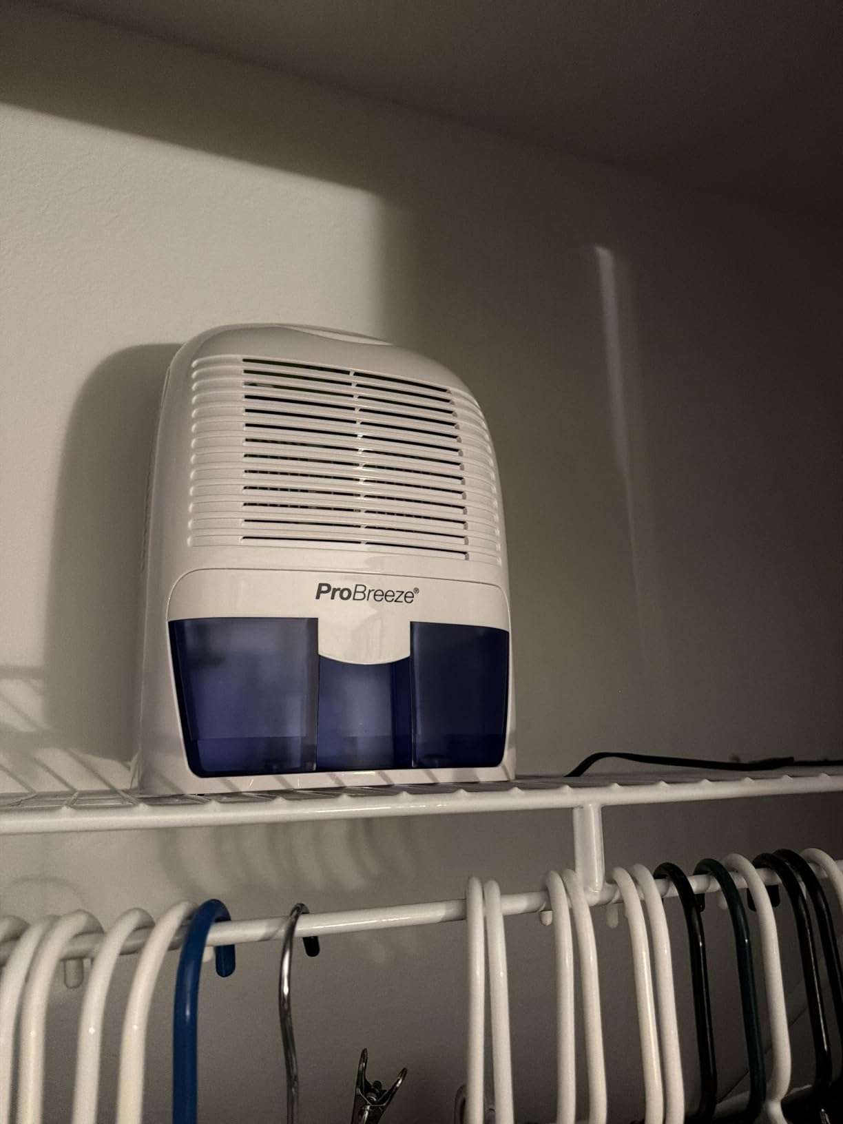 Pro Breeze Electric Mini Dehumidifier, 2200 Cubic Feet (250 sq ft), Compact and Portable for High Humidity in Home, Kitchen, Bedroom, Basement, Caravan, Office, Garage customer photo 2