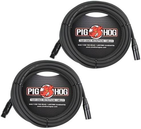 Pig Hog XLR 25 Foot 2 Pack Tour Grade Microphone Cables customer photo 1