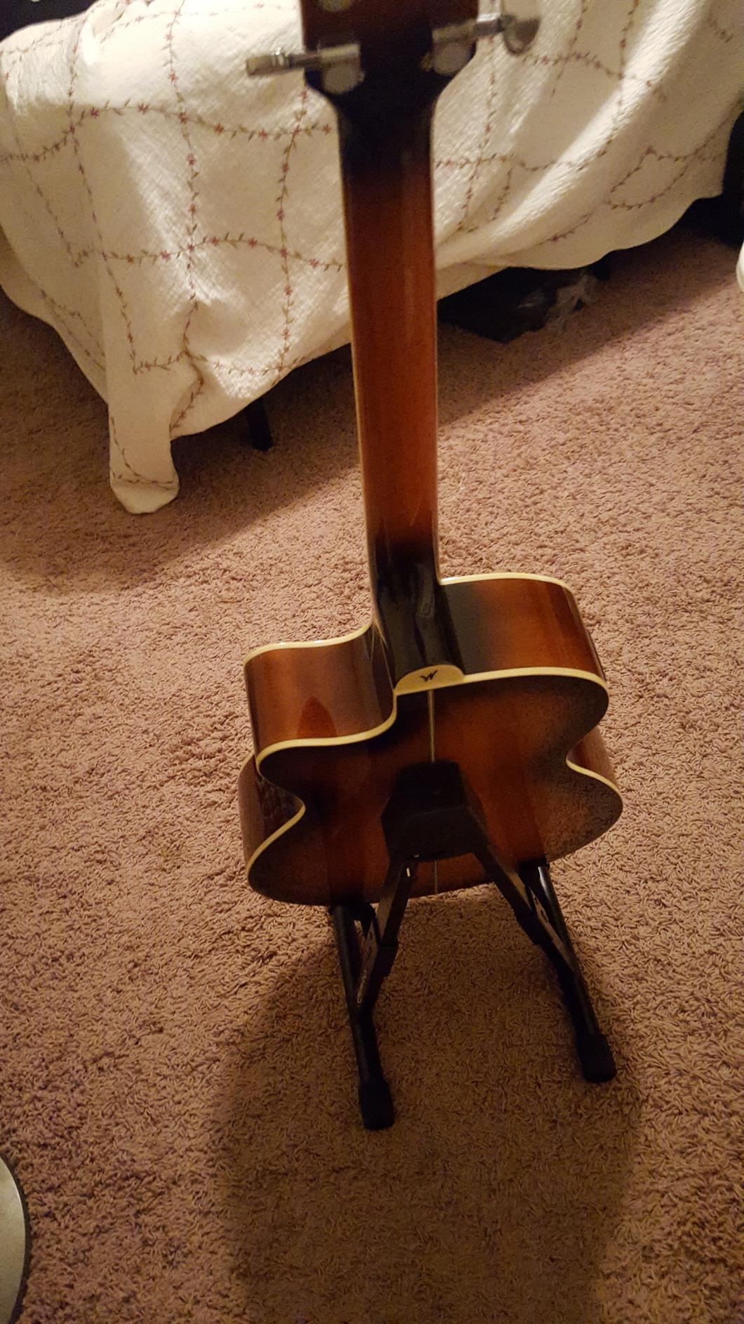Washburn Festival EA15 Mini Jumbo Cutaway Acoustic Electric Guitar, Tobacco Burst customer photo 1