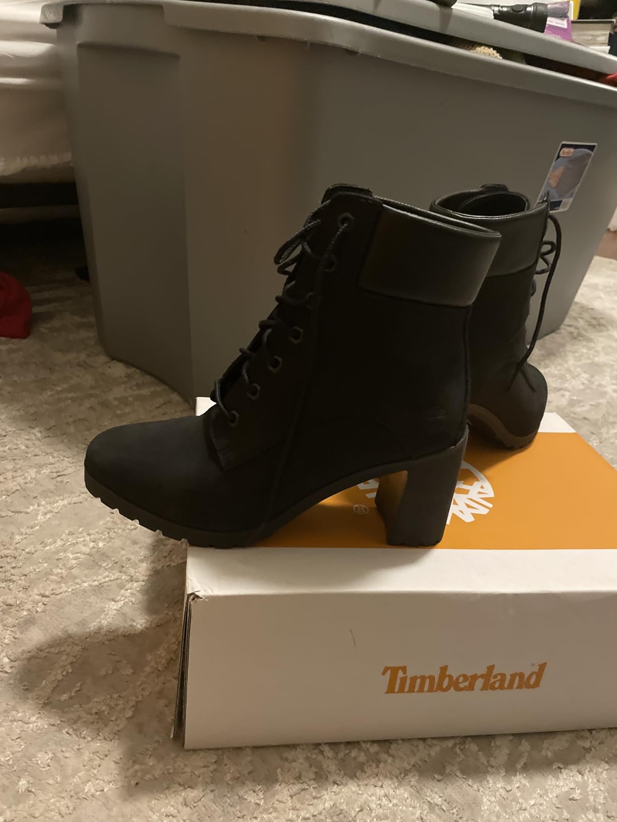 Timberland Women's Allington Lace Up Casual Boots Ankle High Heel customer photo 1