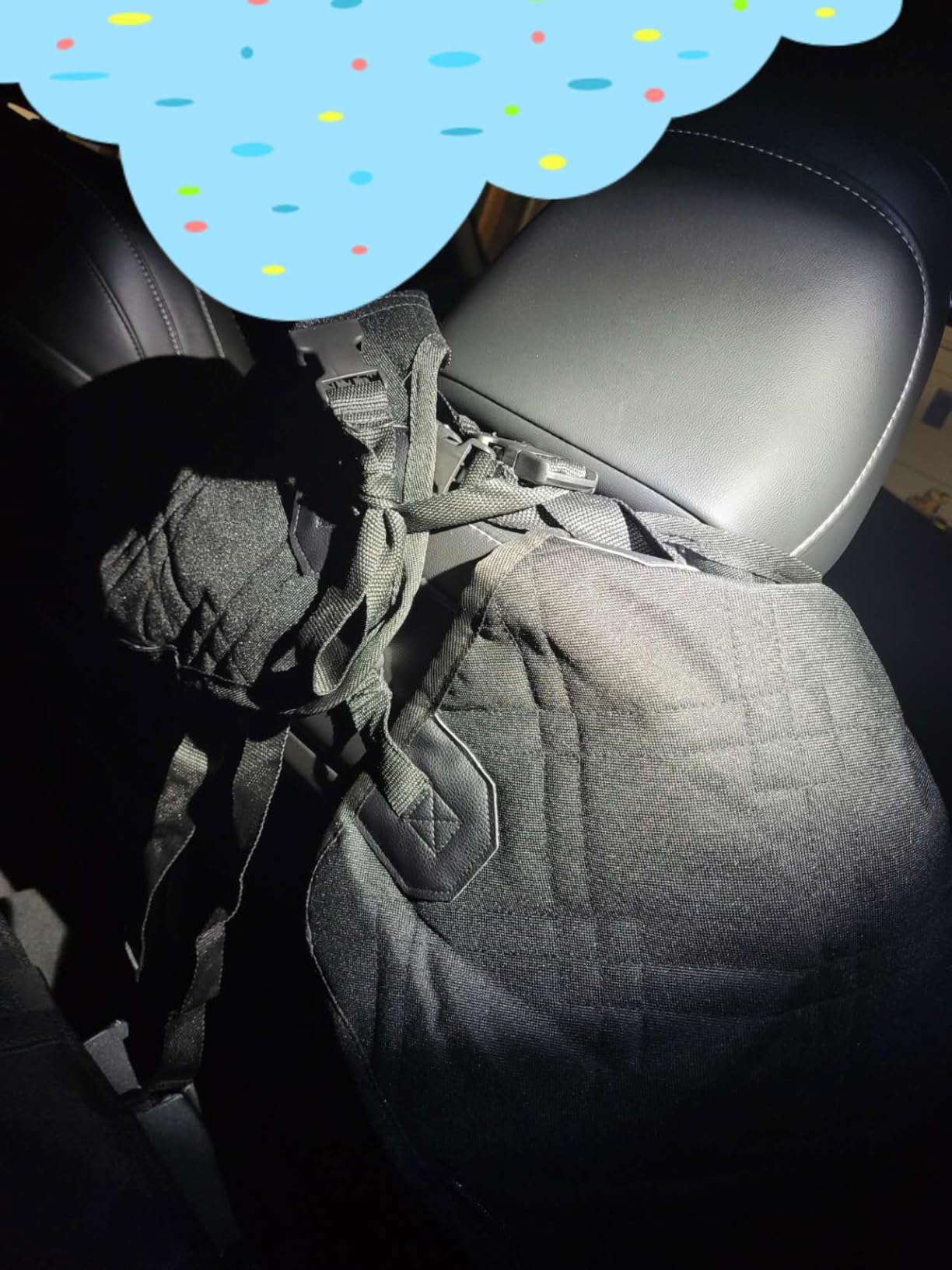 Meadowlark Dog Car Seat Cover, X-Large Heavy Duty Pet Seat Cover for Back Seat, Extra Padded Non-Slip Dog Hammock, Water-Resistant Back Seat Protector for Cars Trucks and SUVs (64
