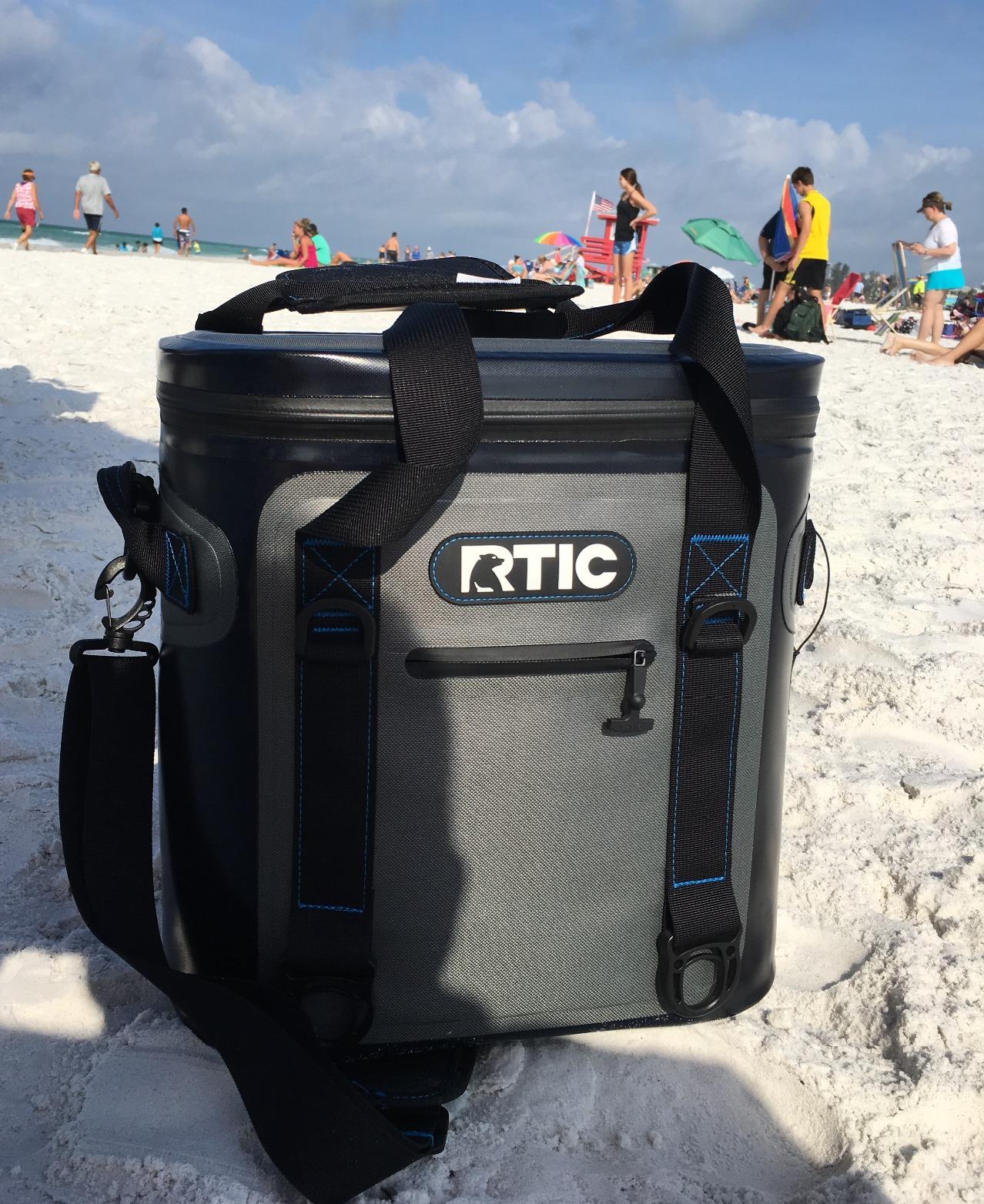 RTIC Soft Cooler 20 Can, Insulated Bag Portable Ice Chest Box for Lunch, Beach, Drink, Beverage, Travel, Camping, Picnic, Car, Trips, Floating Cooler Leak-Proof with Zipper customer photo 1