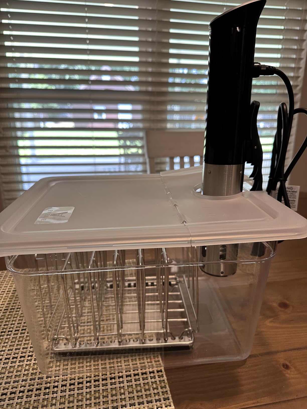 EVERIE Sous Vide Container 12 Quart EVC-12 with Collapsible Hinged Lid Compatible with Anova Nano or AN500-US00 or Anova Pro 3.0 or Anova Mini, Also Fits Instant Pot customer photo 2