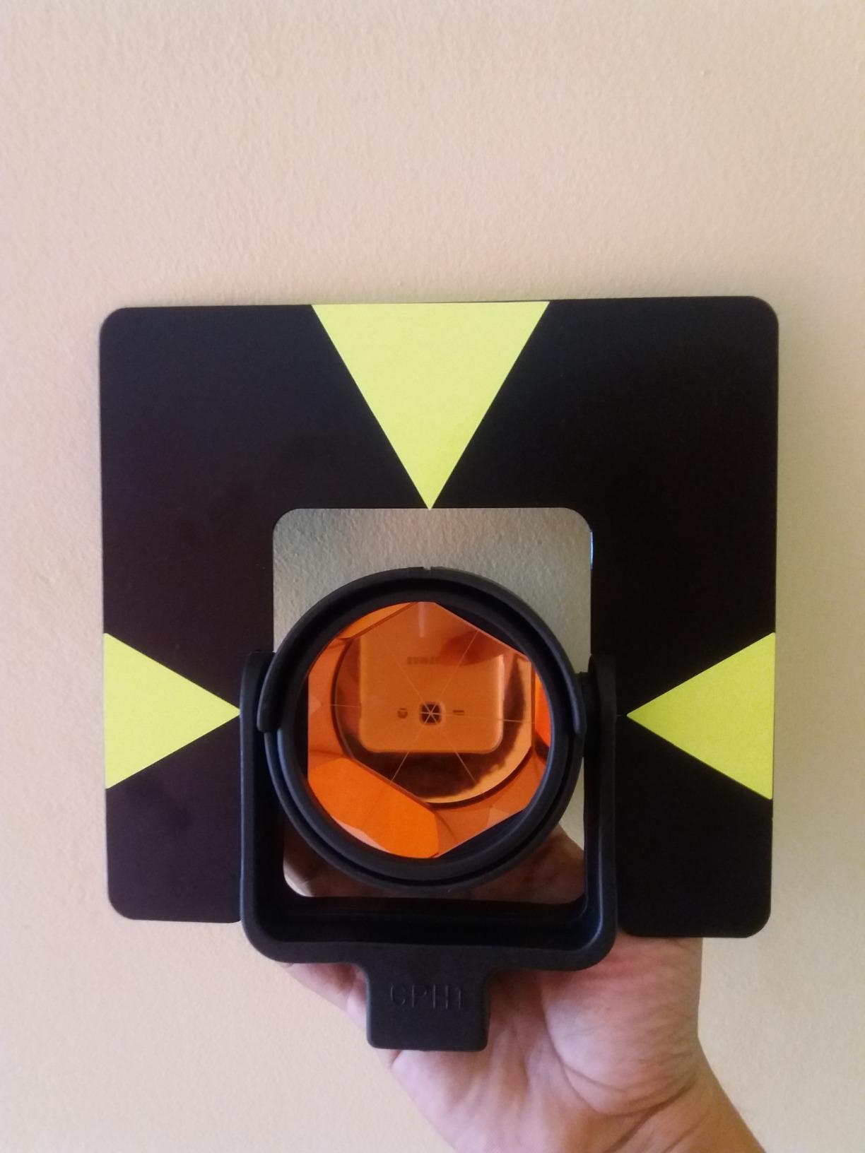 Metal & Plastic Single Tilt Prism with 0mm Offset, 5/8