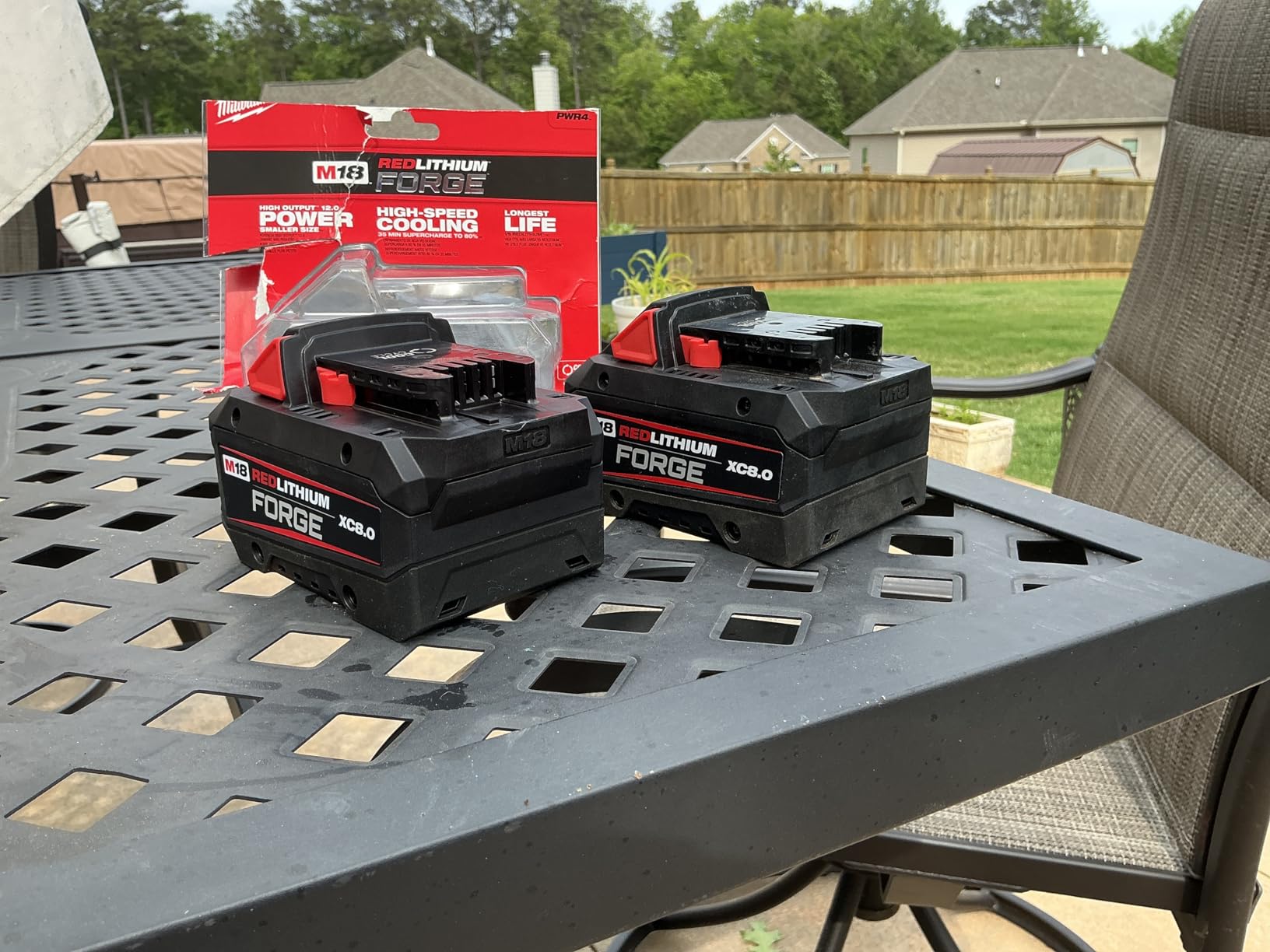 Milwaukee 48-11-1880 M18 REDLITHIUM HIGH OUTPUT 18v 8.0 Ah Lithium-Ion Battery Pack customer photo 1