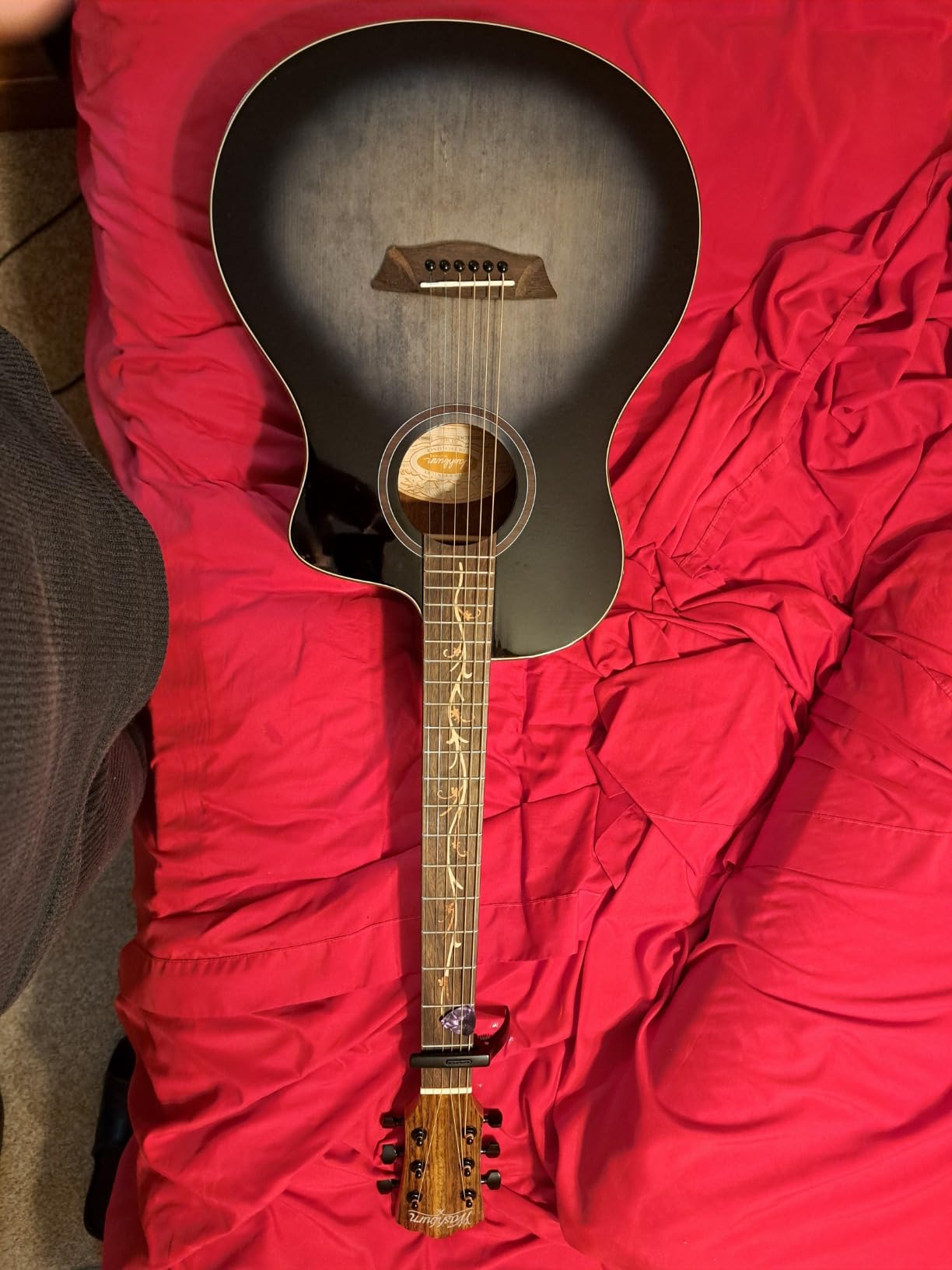 Washburn Bella Tono Vite S9V Studio Cutaway Acoustic Electric Guitar (BTS9VCECH-D) customer photo 1