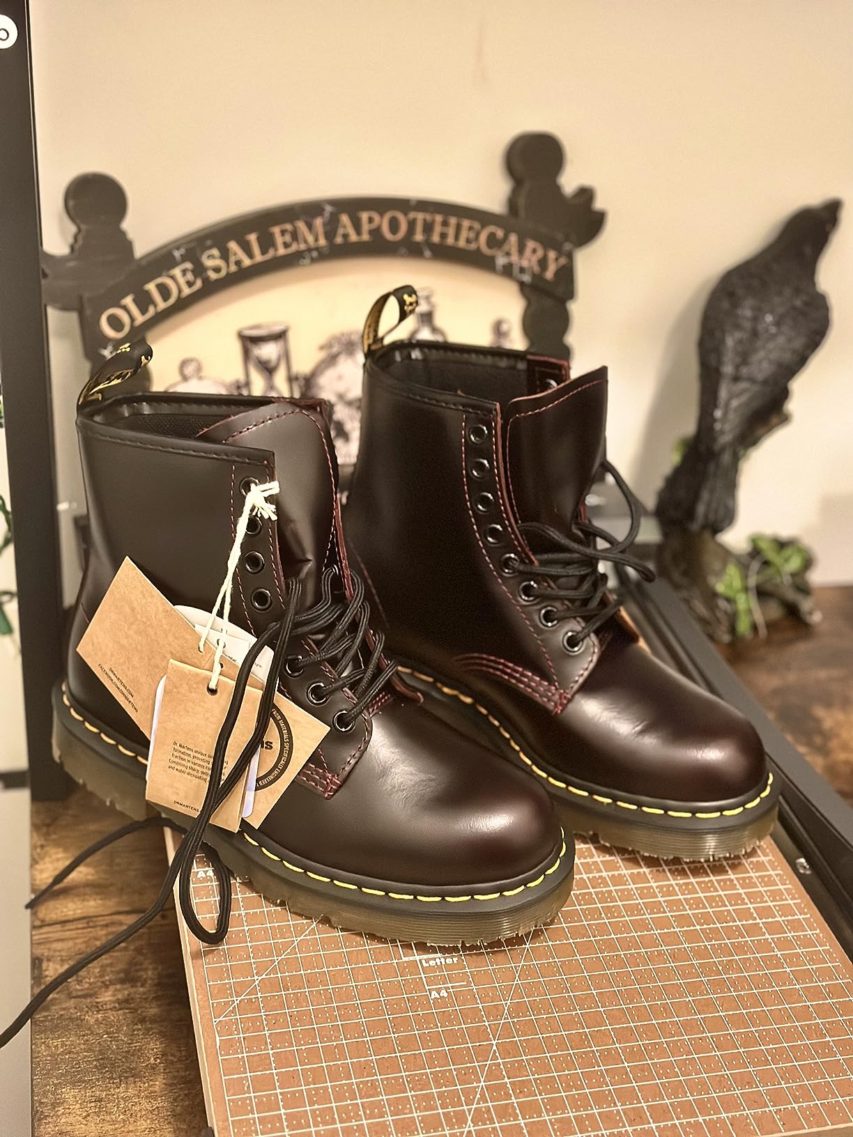 Dr. Martens unisex-adult Combs Leather Combat Boots customer photo 1
