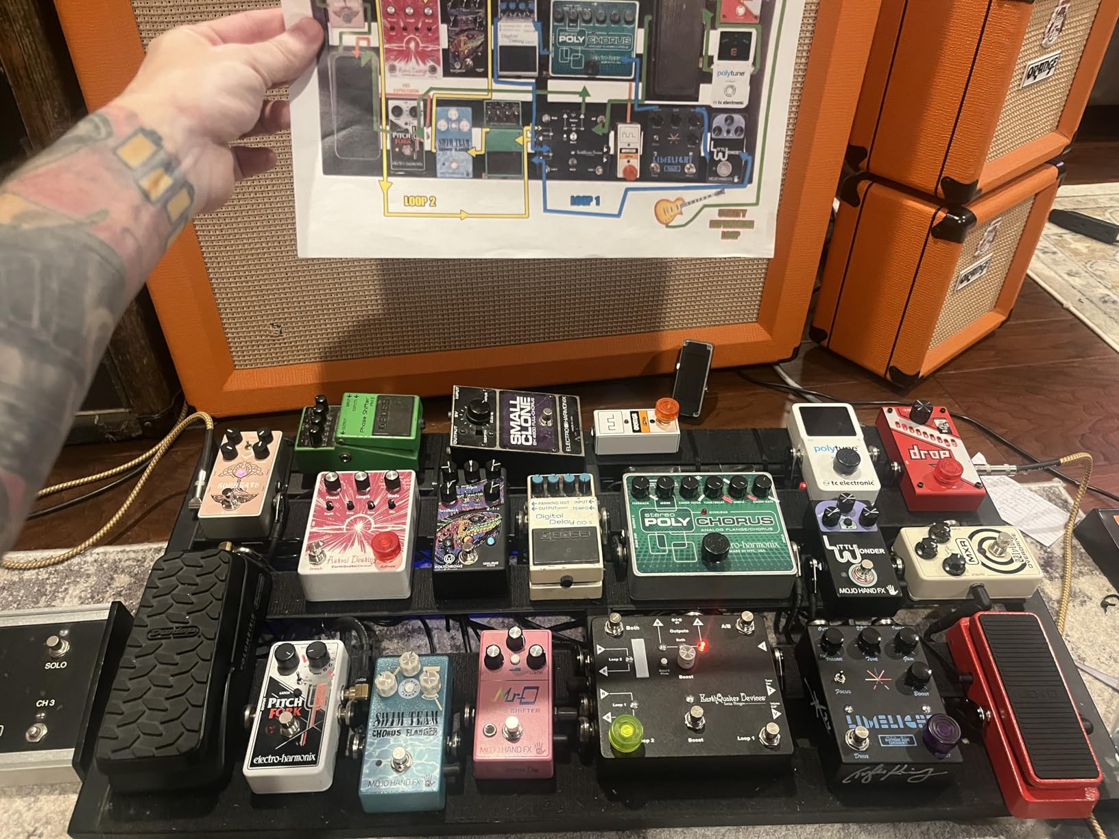 JOYO Compact Wah/Volume Guitar Pedal, 6-Mode Sweep Range & Adjustable Q Control (WAH-II) customer photo 1