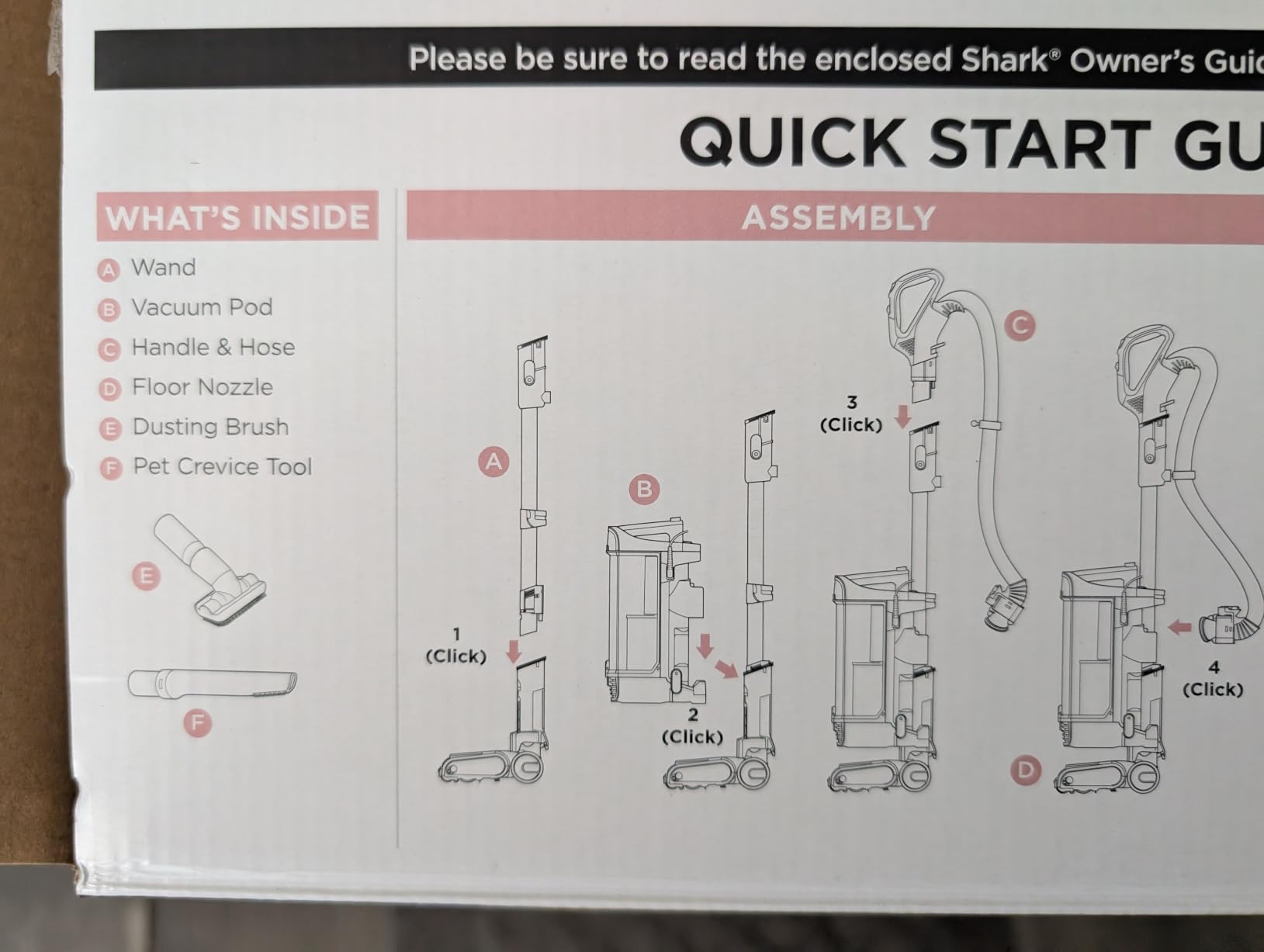 Shark AZ2002 Vertex Powered Lift-Away Upright Vacuum with DuoClean PowerFins, Self-Cleaning Brushroll, Large Dust Cup, Pet Crevice Tool, Dusting Brush & Power Brush, Silver/Rose Gold customer photo 2
