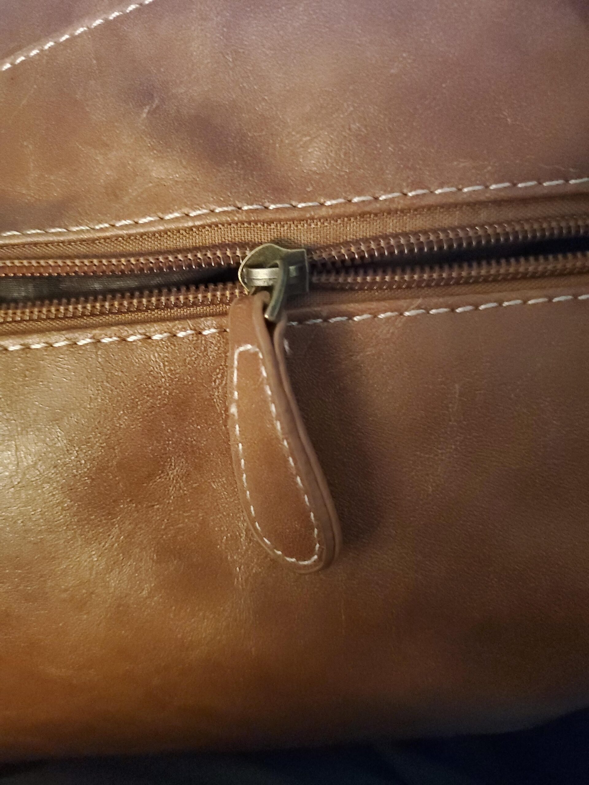 PU Leather Travel Duffel Bag with Shoe Pouch Large Carry on Bag Waterproof Weekender Overnight Bag for Men Women Brown customer photo 1